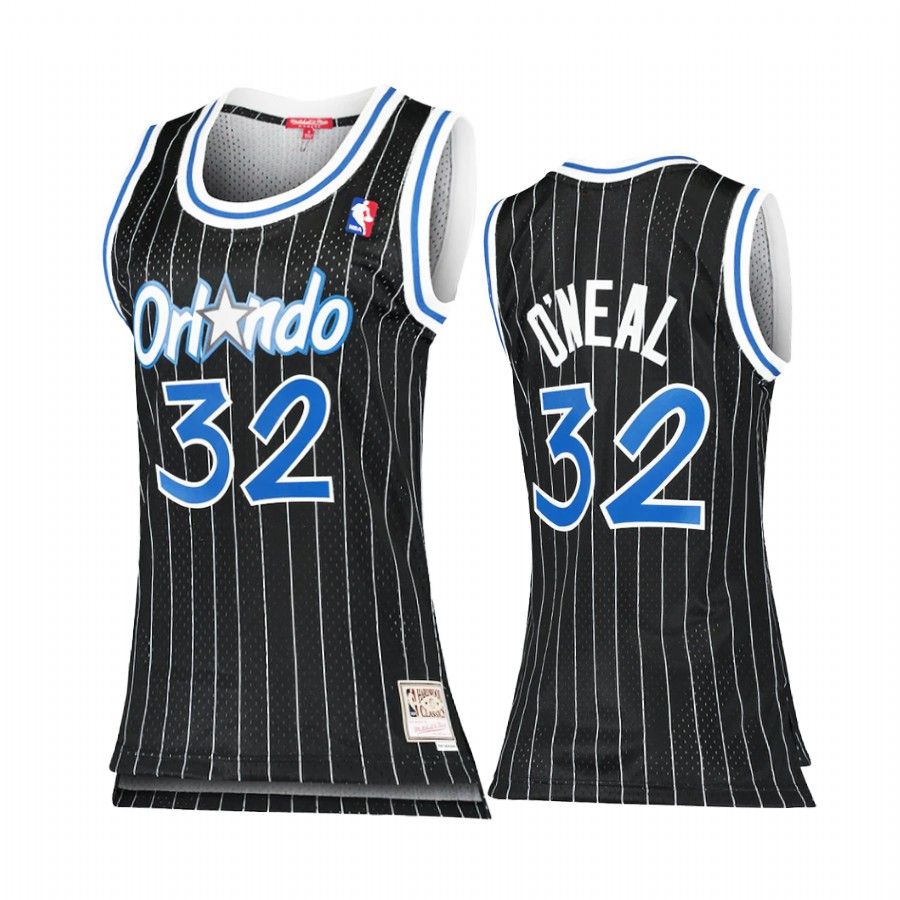 Shaquille O'Neal #32 Orlando Magic Black 1994-95 Hardwood Classics Jersey - Friend Lounge Store - Shop for All Things Jerseys Sports - PersonalJerseys