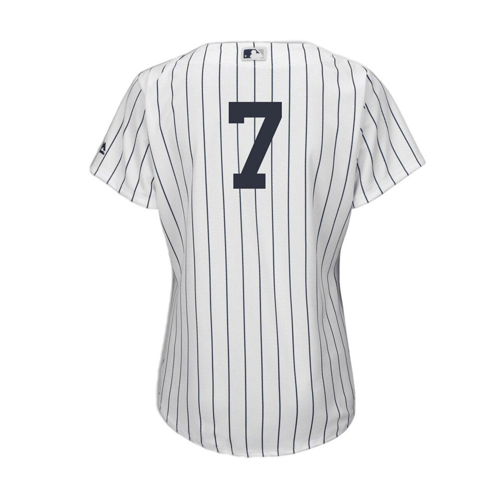 Women's New York Yankees Mickey Mantle Replica Home Jersey - White - Sports Wear Jersey - PersonalJerseys