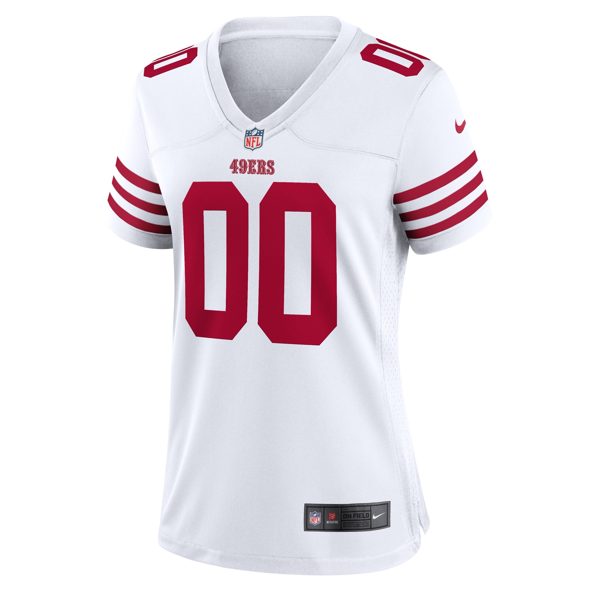 San Francisco 49ers Nike Women's Game Custom Jersey - White - PersonalJerseys