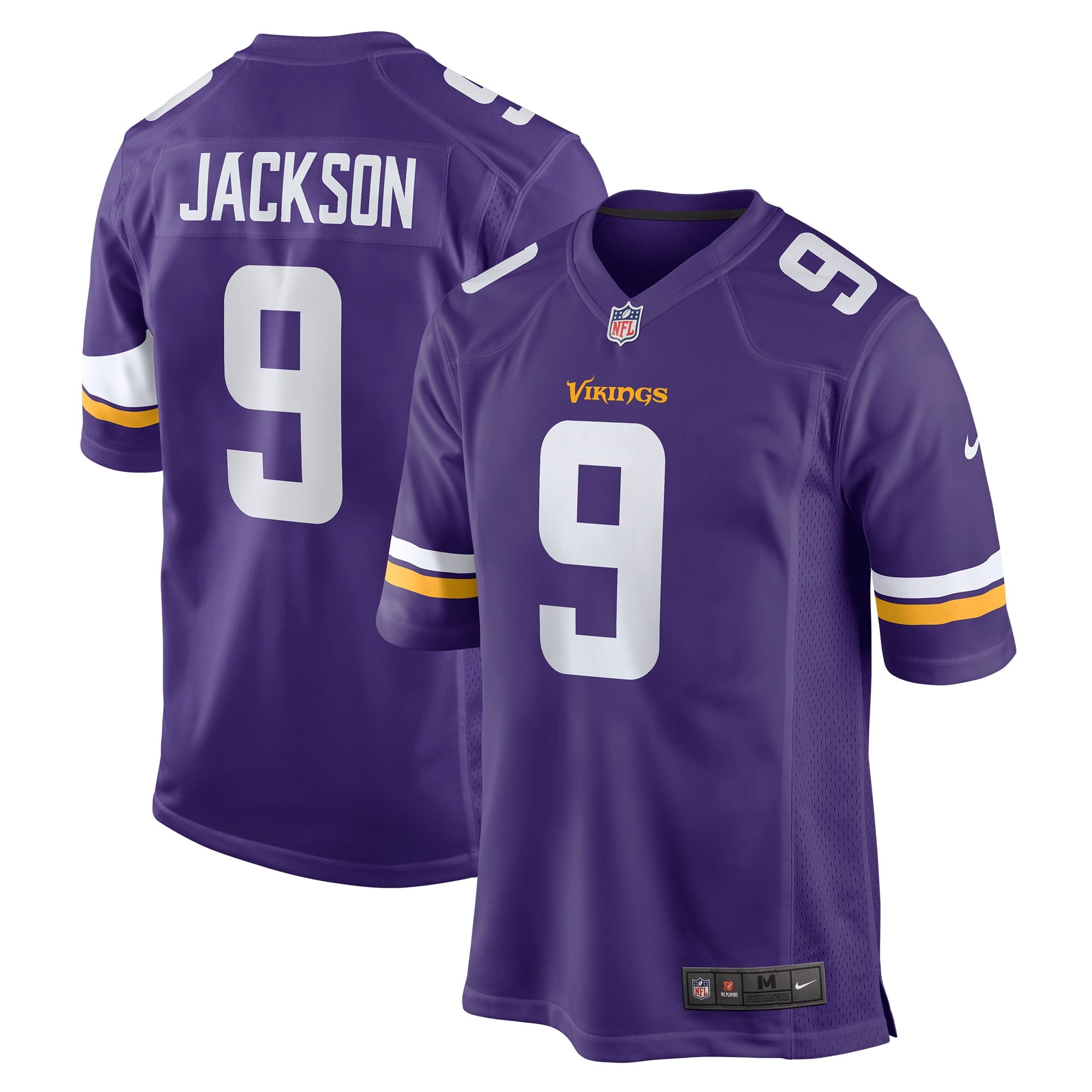 Men's Nike Trishton Jackson Purple Minnesota Vikings Game Jersey - PersonalJerseys