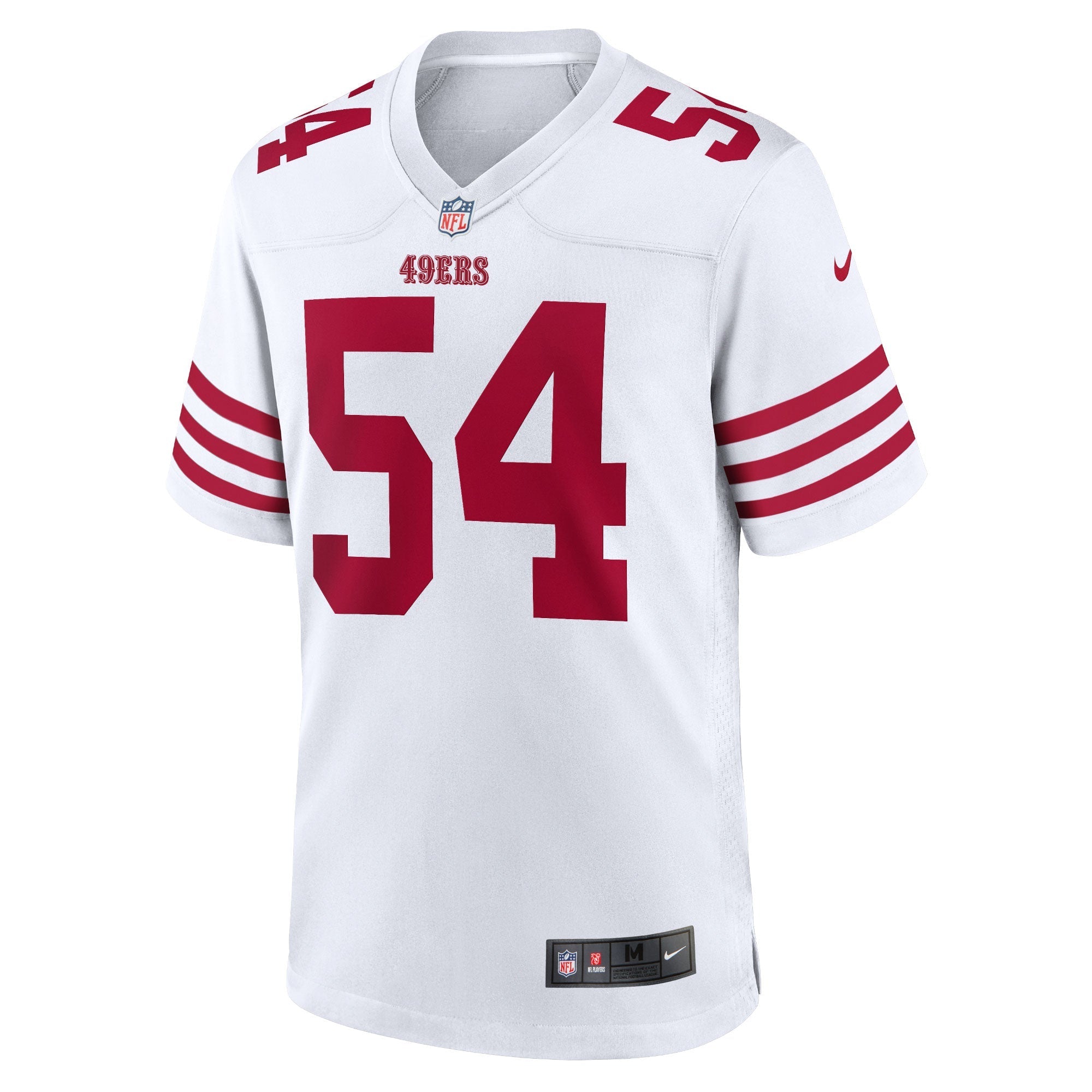 Women's Nike Fred Warner White San Francisco 49ers Team Game Player Jersey - PersonalJerseys