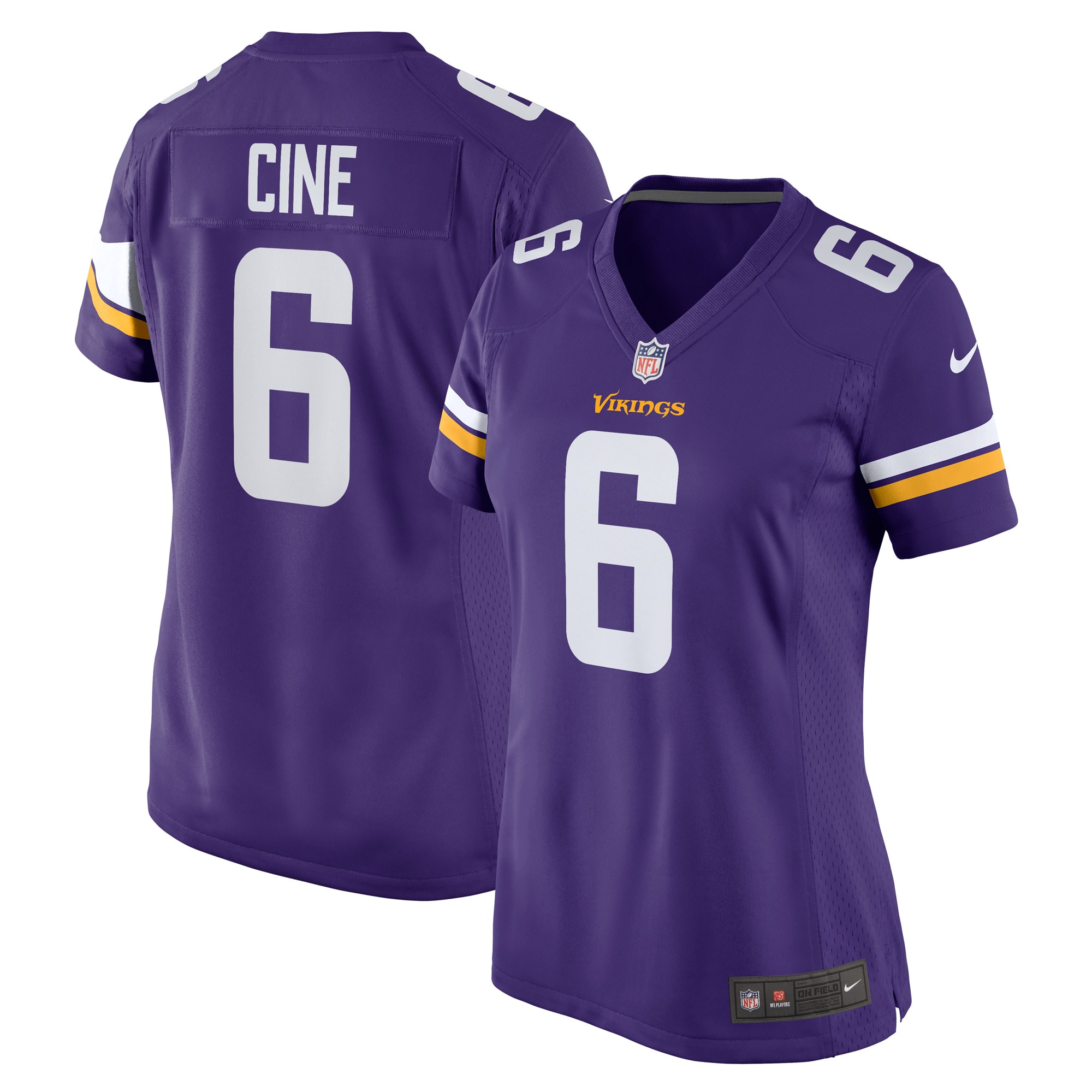 Lewis Cine Minnesota Vikings Nike Women's Game Player Jersey - Purple - PersonalJerseys