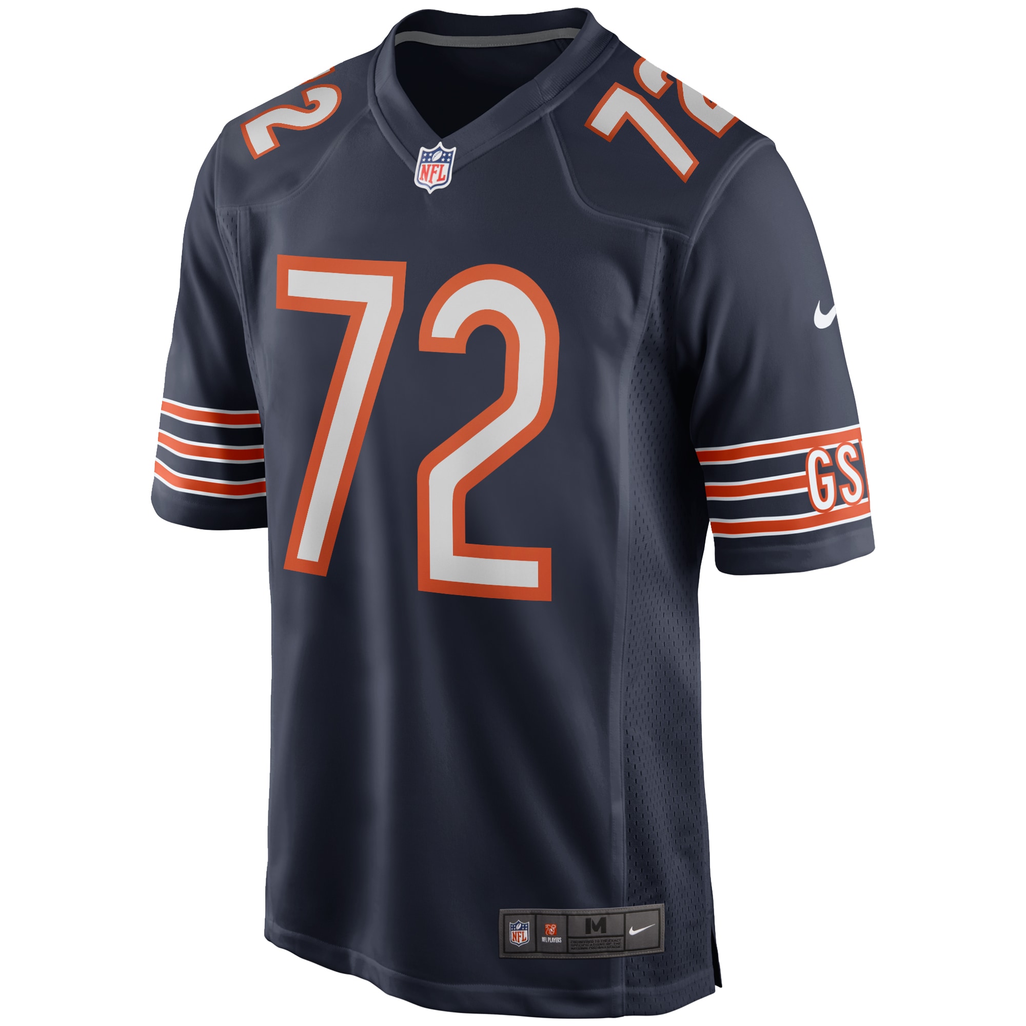 William Perry Chicago Bears Nike Game Retired Player Jersey - Navy - PersonalJerseys