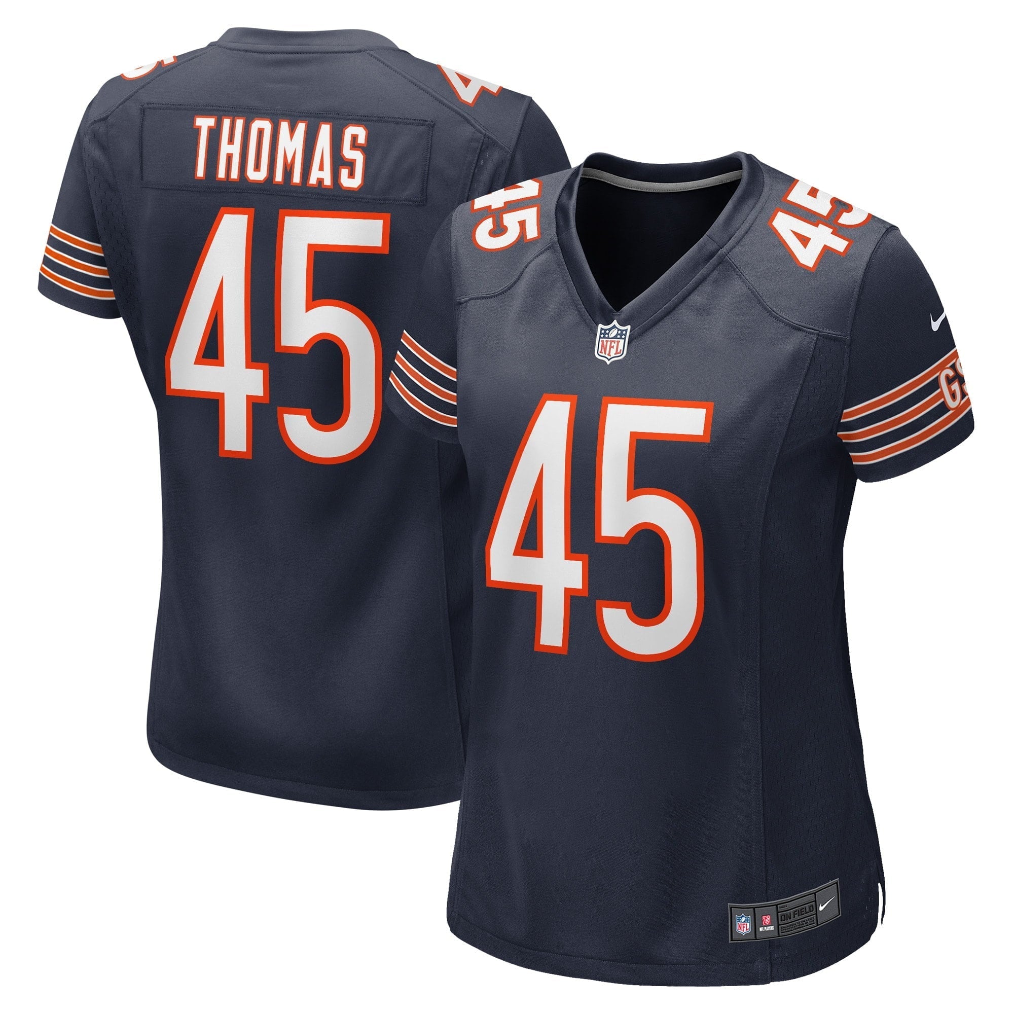 Women's Nike Joe Thomas Navy Chicago Bears Game Player Jersey - PersonalJerseys