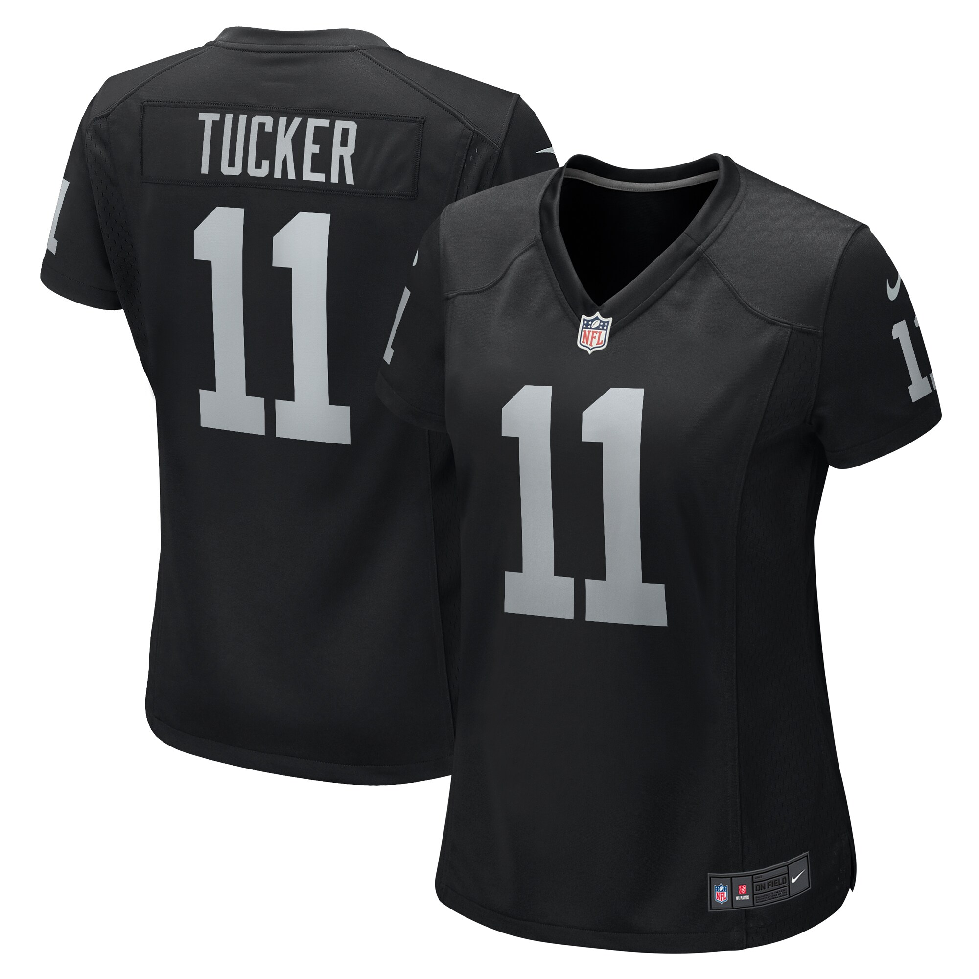 Tre Tucker Las Vegas Raiders Nike Women's Team Game Jersey -  Black - PersonalJerseys