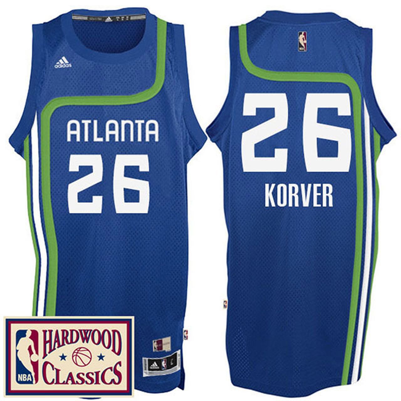 Male 2016-17 Season Atlanta Hawks #26 Hardwood Classics Throwback Royal Jersey Kyle Korver Jersey - Friend Lounge Store - Shop for All Things Jerseys Sports - PersonalJerseys