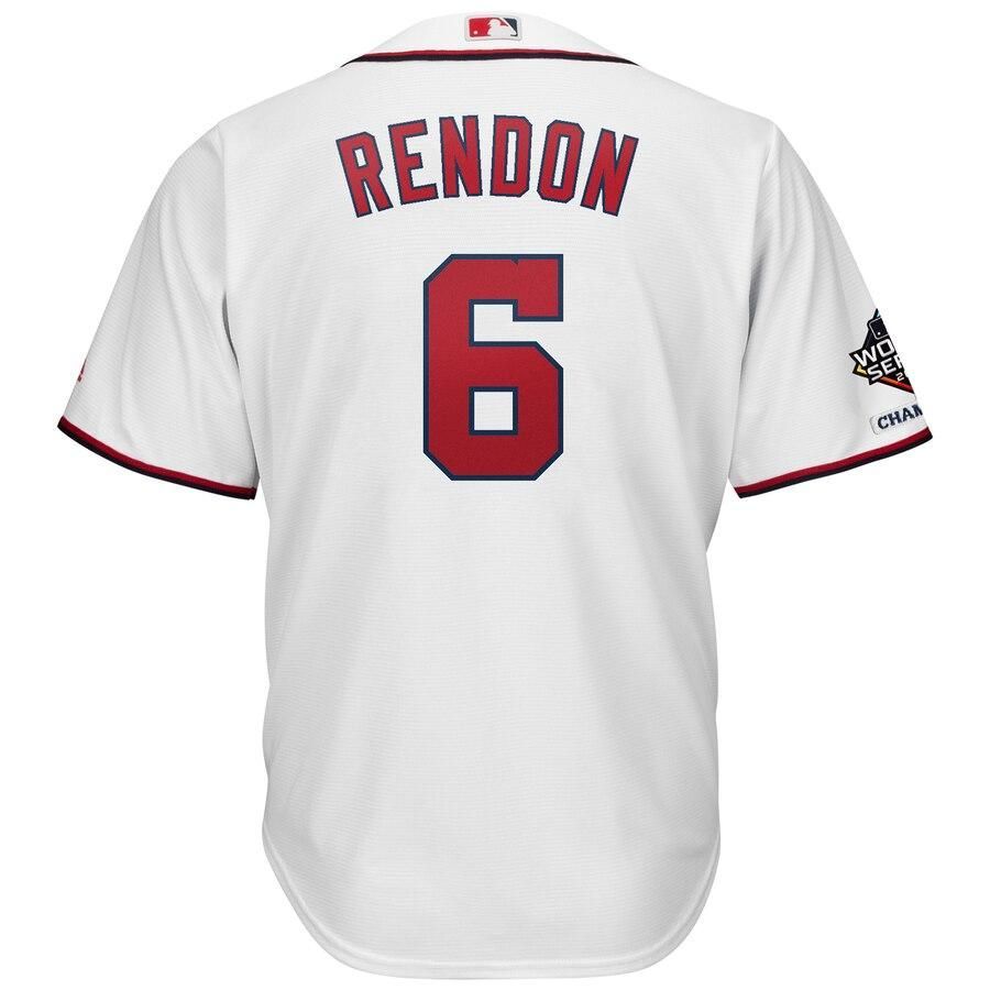 Anthony Rendon Washington Nationals Majestic 2019 World Series Champions Home Official Cool Base Bar Patch Player Jersey - White - Friend Lounge Store - Shop for All Things Jerseys Sports - PersonalJerseys