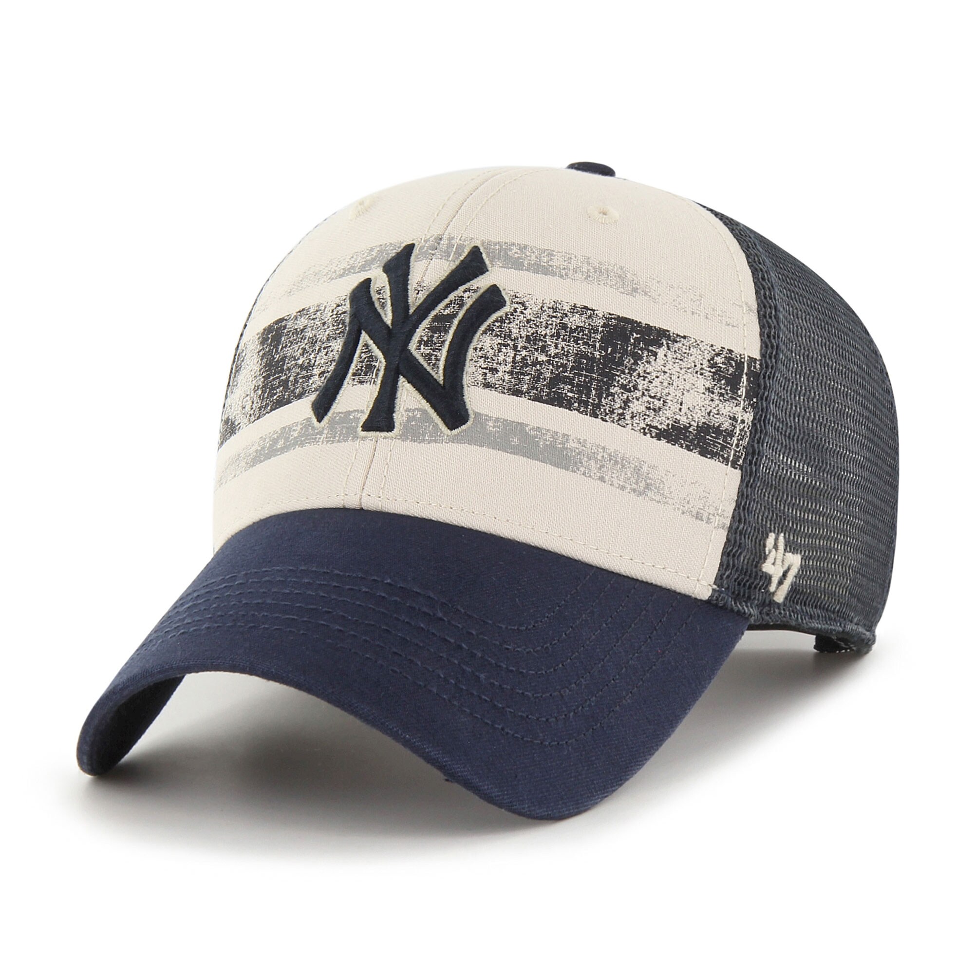 New York Yankees '47 Breakout MVP Trucker Adjustable Hat - Navy - PersonalJerseys