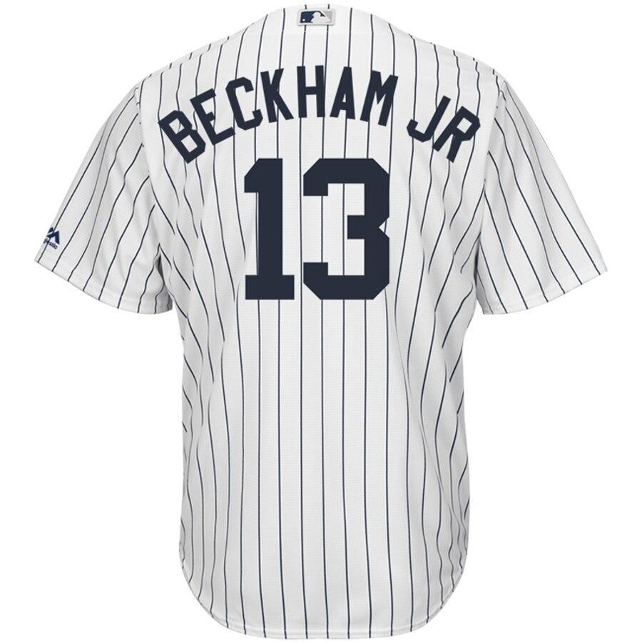 Odell Beckham Jr New York Yankees Majestic x MLB Crossover Cool Base Player Jersey - White - Friend Lounge Store - Shop for All Things Jerseys Sports - PersonalJerseys