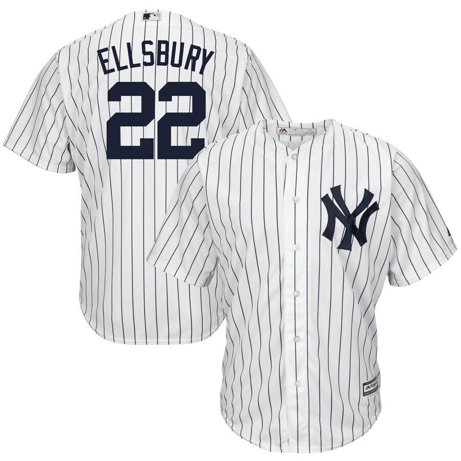 Jacoby Ellsbury New York Yankees Majestic Cool Base Player Jersey - White - Friend Lounge Store - Shop for All Things Jerseys Sports - PersonalJerseys