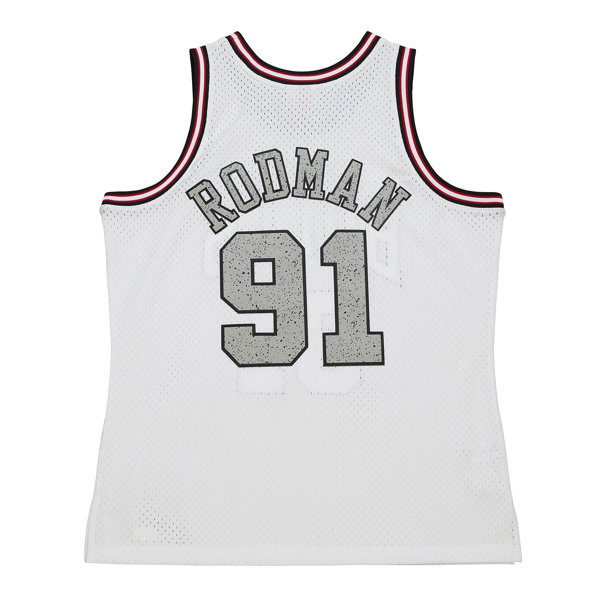 Cracked Cement Swingman Dennis Rodman Chicago Bulls 1997-98 Jersey - PersonalJerseys