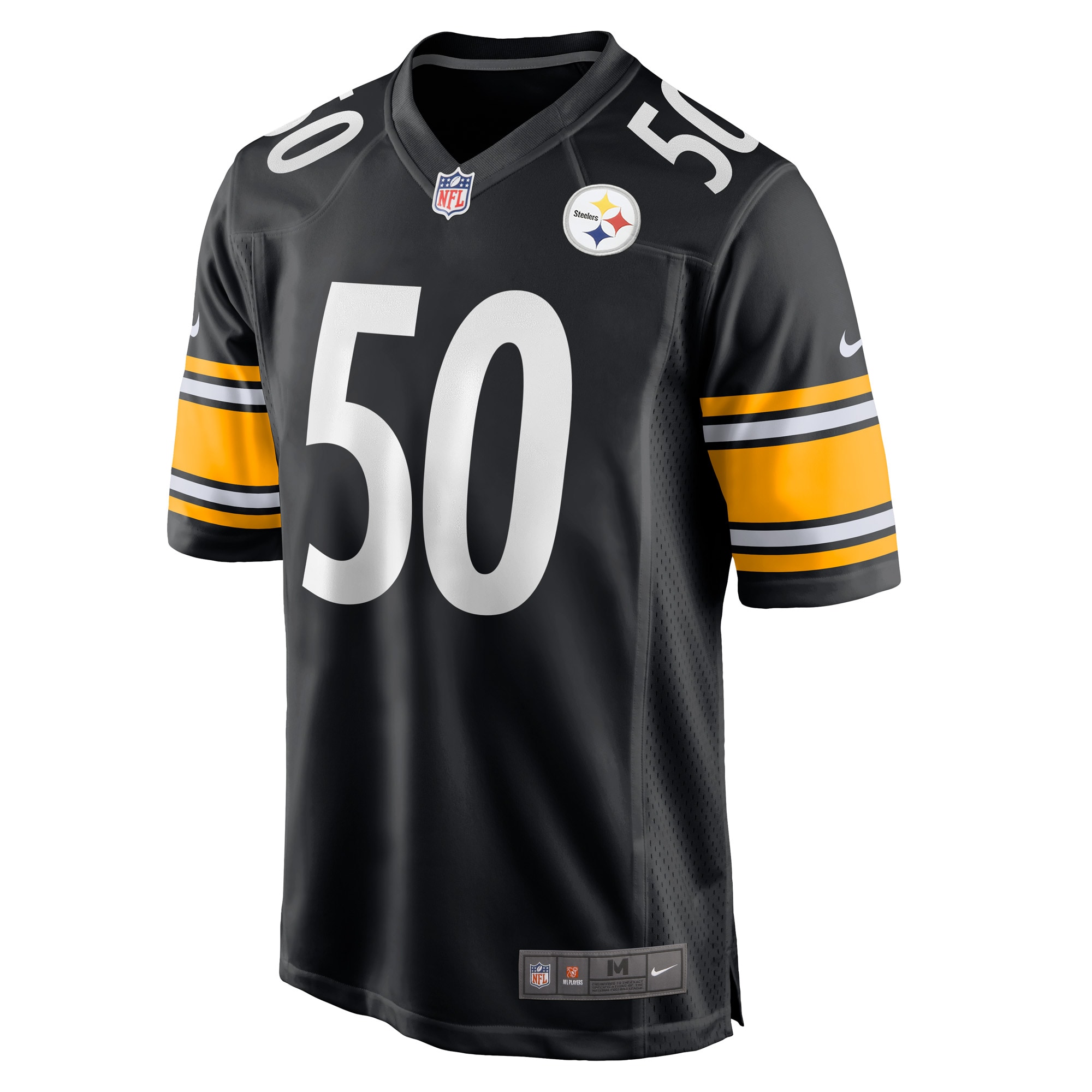 Malik Reed Pittsburgh Steelers Nike Game Player Jersey - Black - PersonalJerseys