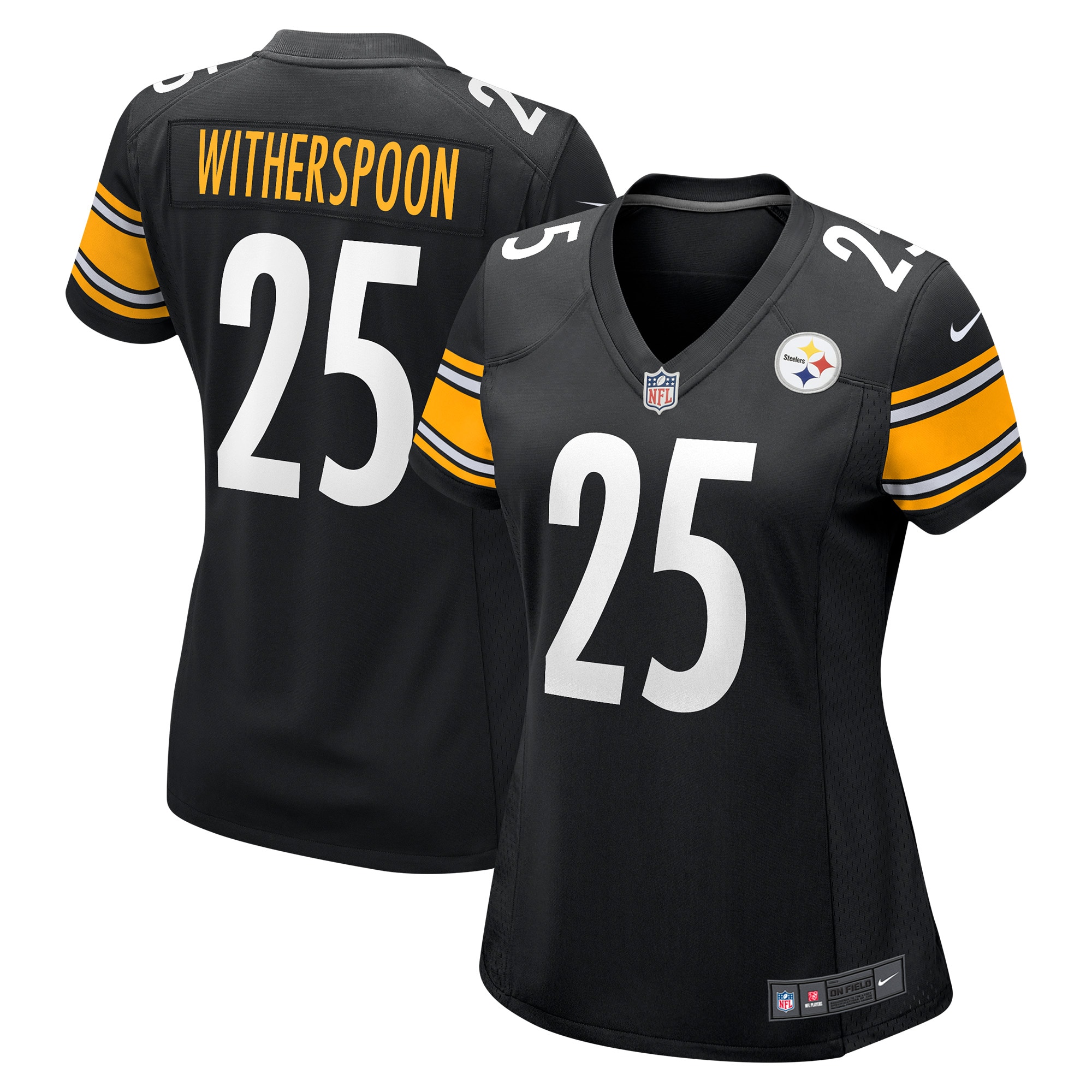 Ahkello Witherspoon Pittsburgh Steelers Nike Women's Game Jersey - Black - PersonalJerseys