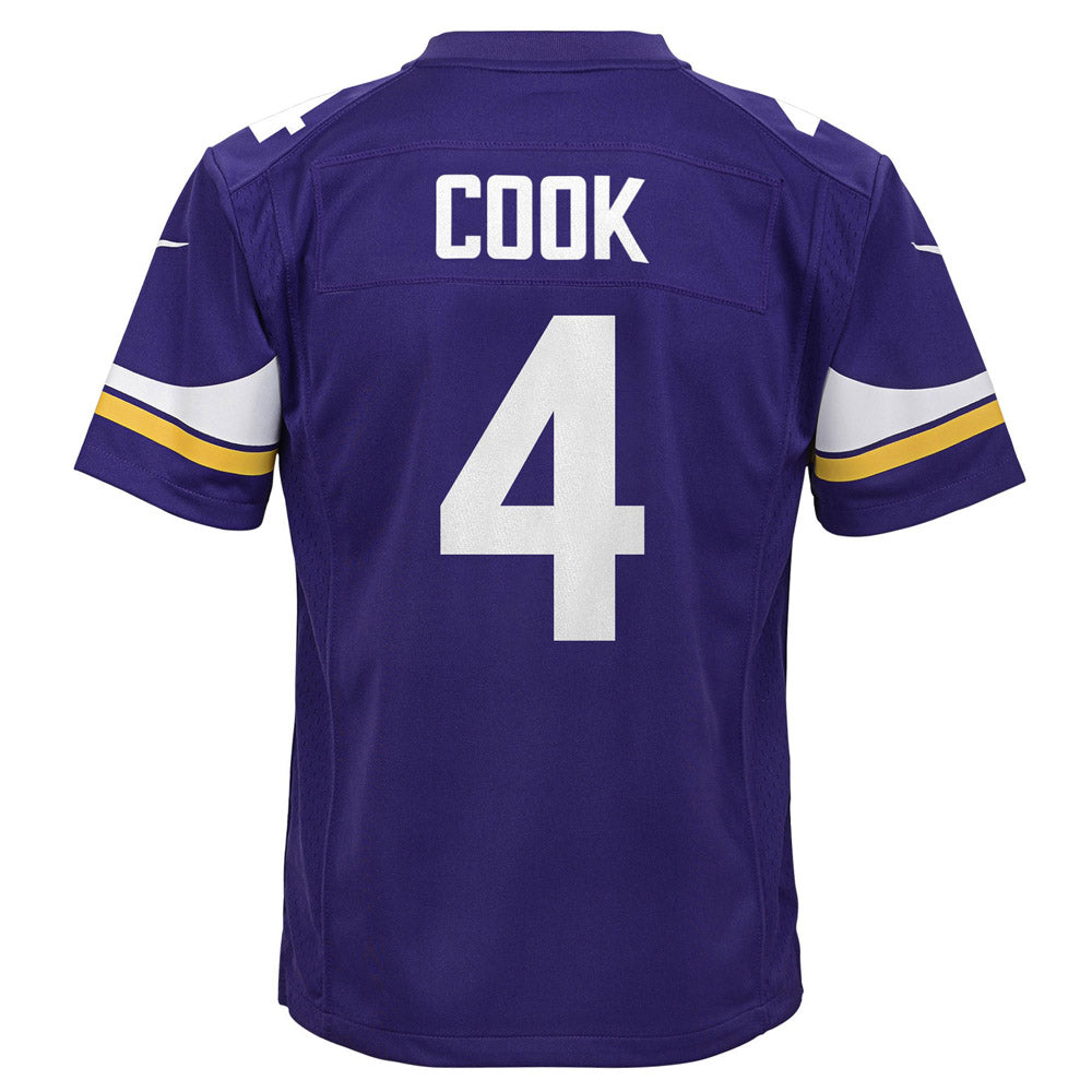 Youth Minnesota Vikings Dalvin Cook Team Game Jersey Purple - Sports Wear Jersey - PersonalJerseys