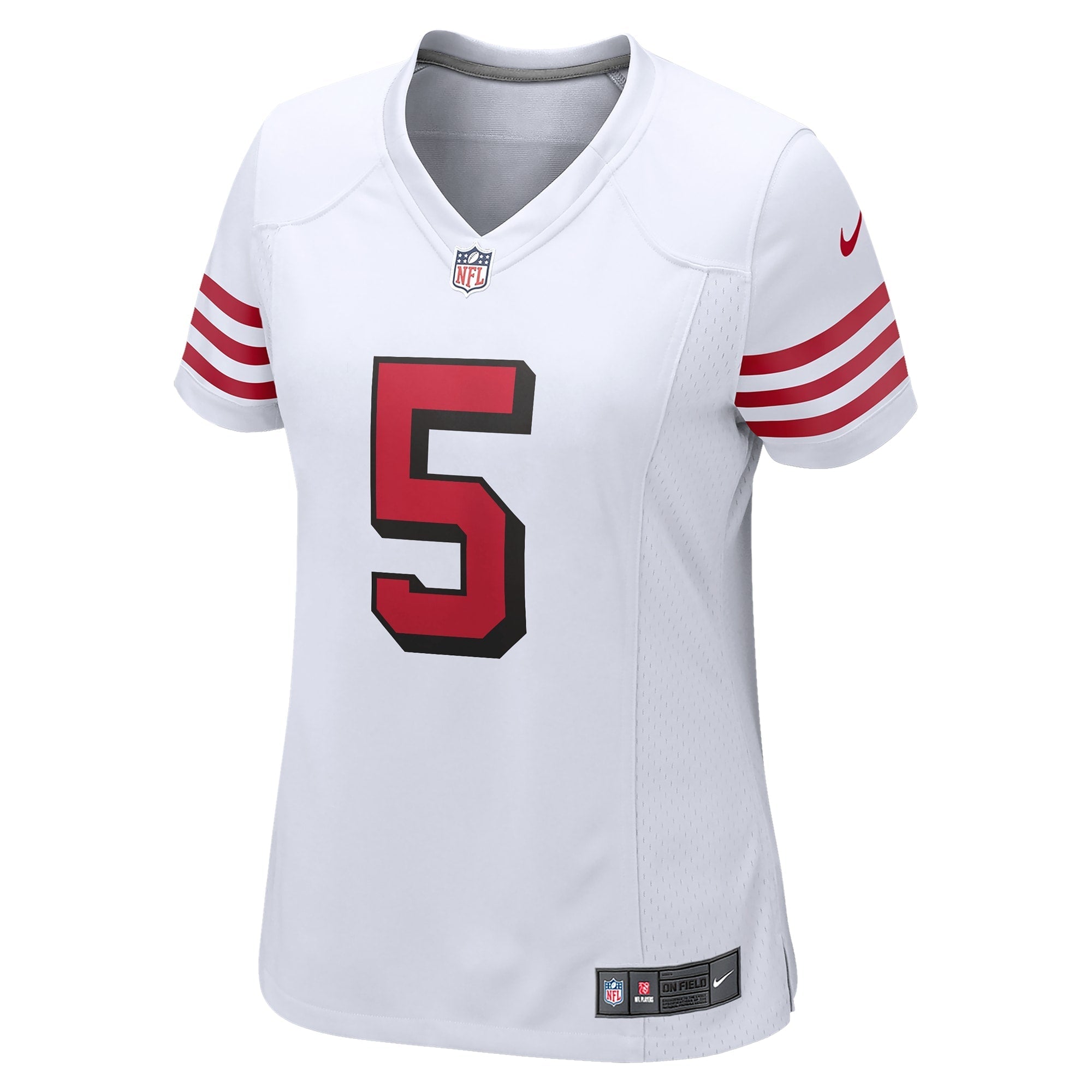 Women's Nike Trey Lance White San Francisco 49ers Alternate Game Jersey - PersonalJerseys