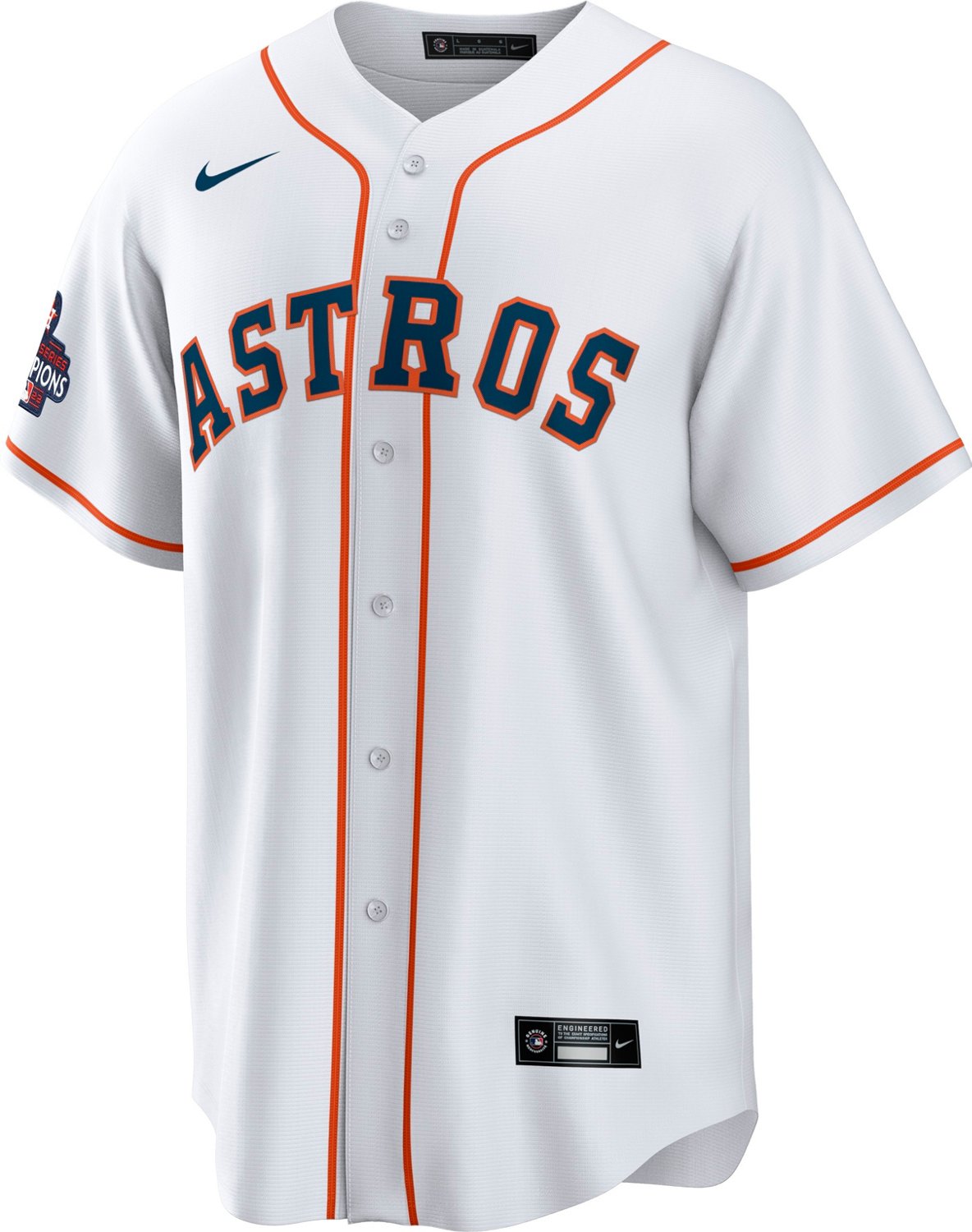 Nike Men's Houston Astros Jose Altuve 2022 World Series Champs Replica Jersey - PersonalJerseys