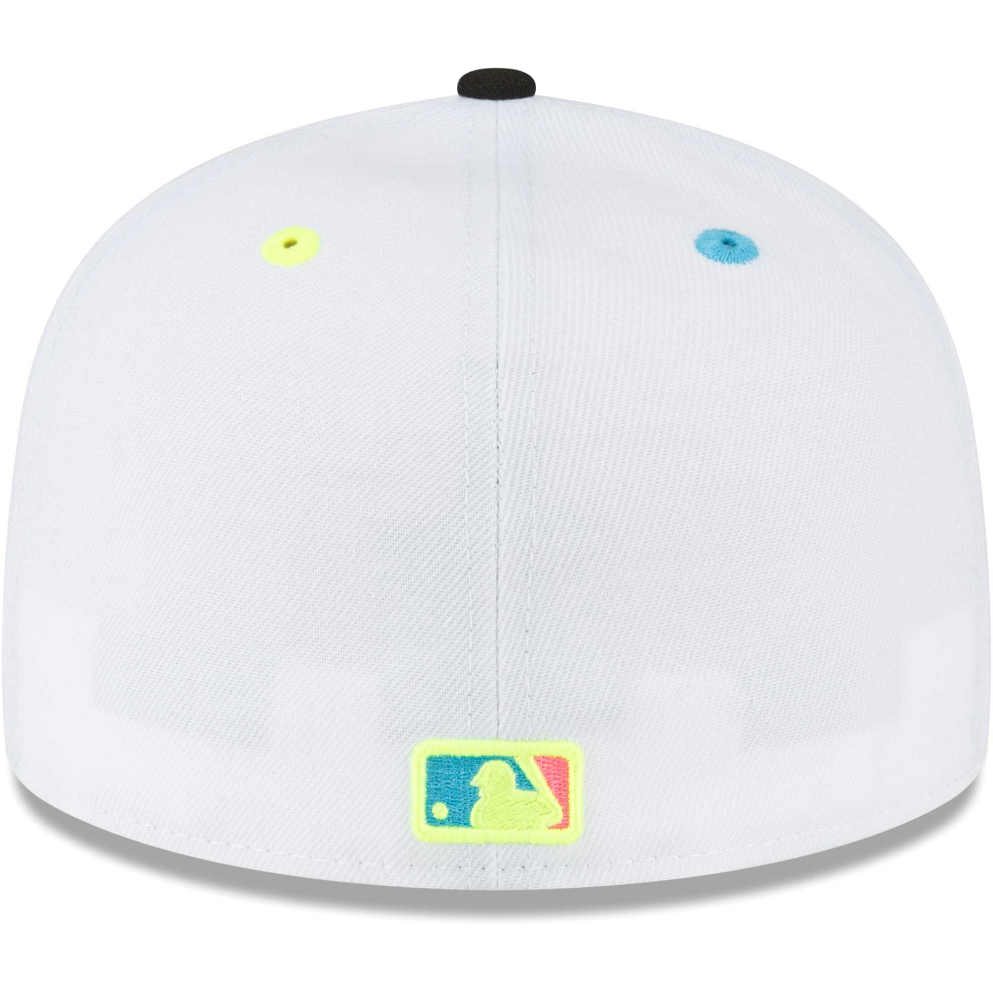 New York Yankees New Era Neon Eye 59FIFTY Fitted Hat - White - PersonalJerseys