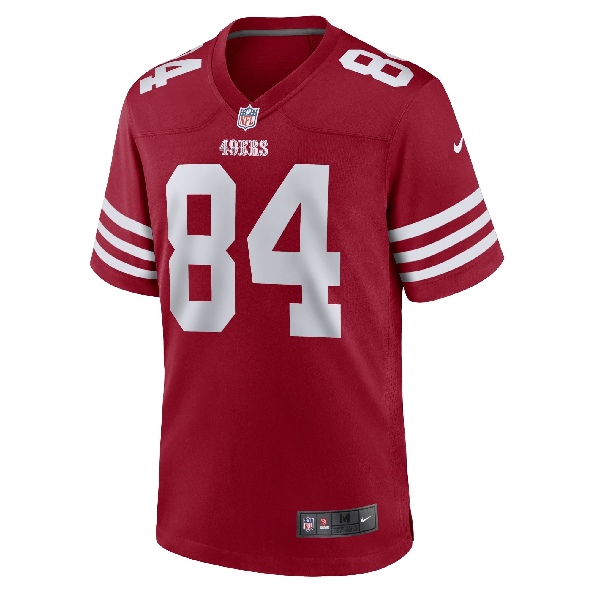 Men's Nike Dazz Newsome Scarlet San Francisco 49ers Team Game Jersey - PersonalJerseys