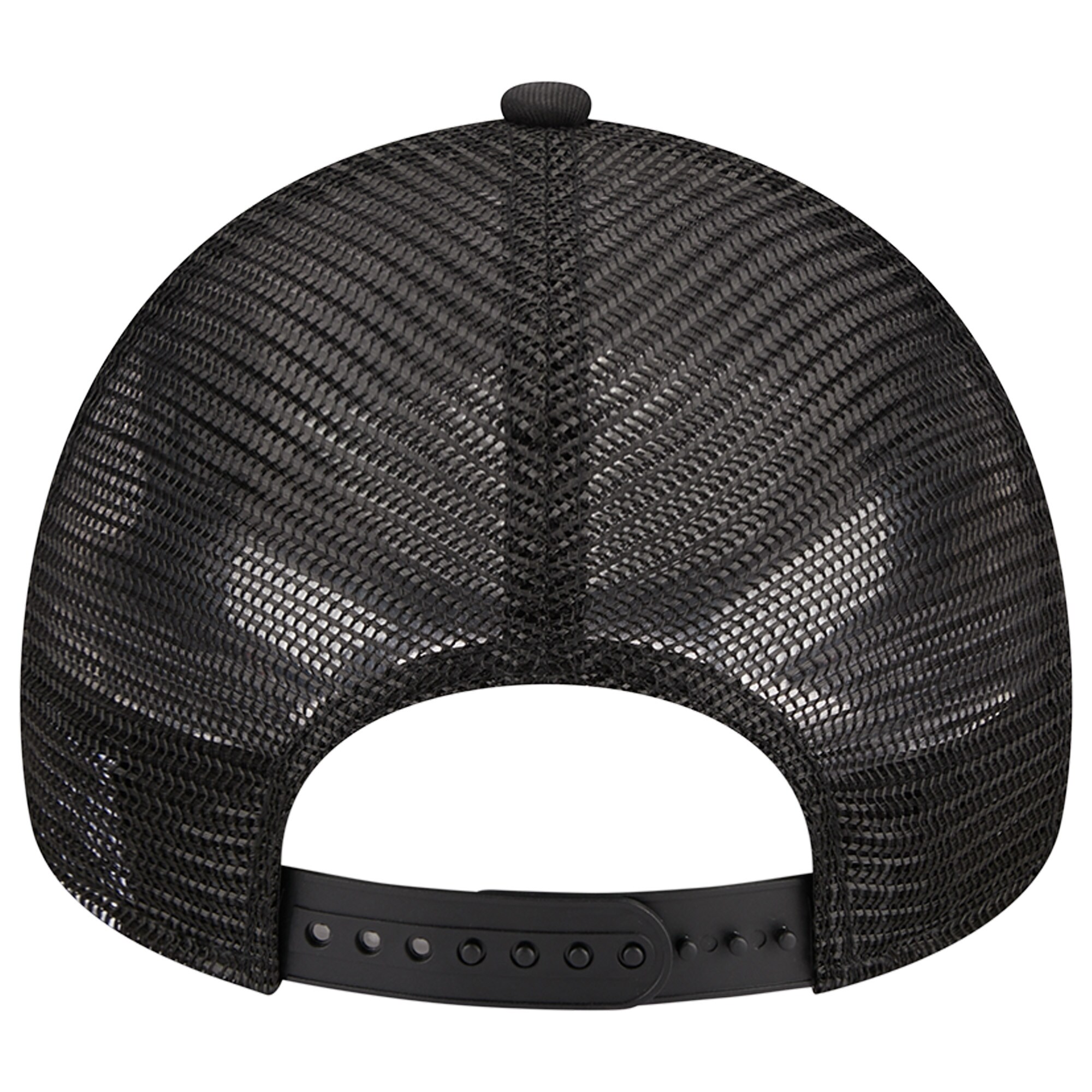 New York Yankees New Era A-Frame 9FORTY Trucker Adjustable Hat - Black - PersonalJerseys