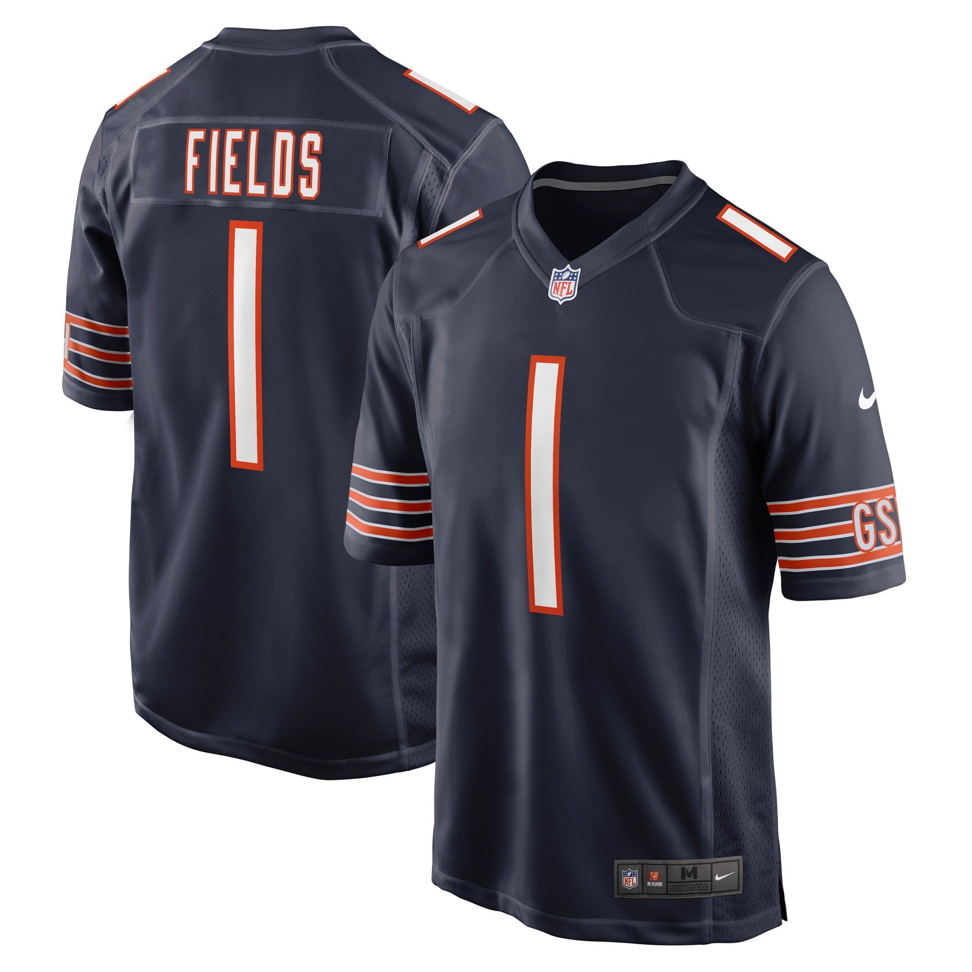 Youth Nike Justin Fields Navy Chicago Bears Game Jersey - PersonalJerseys