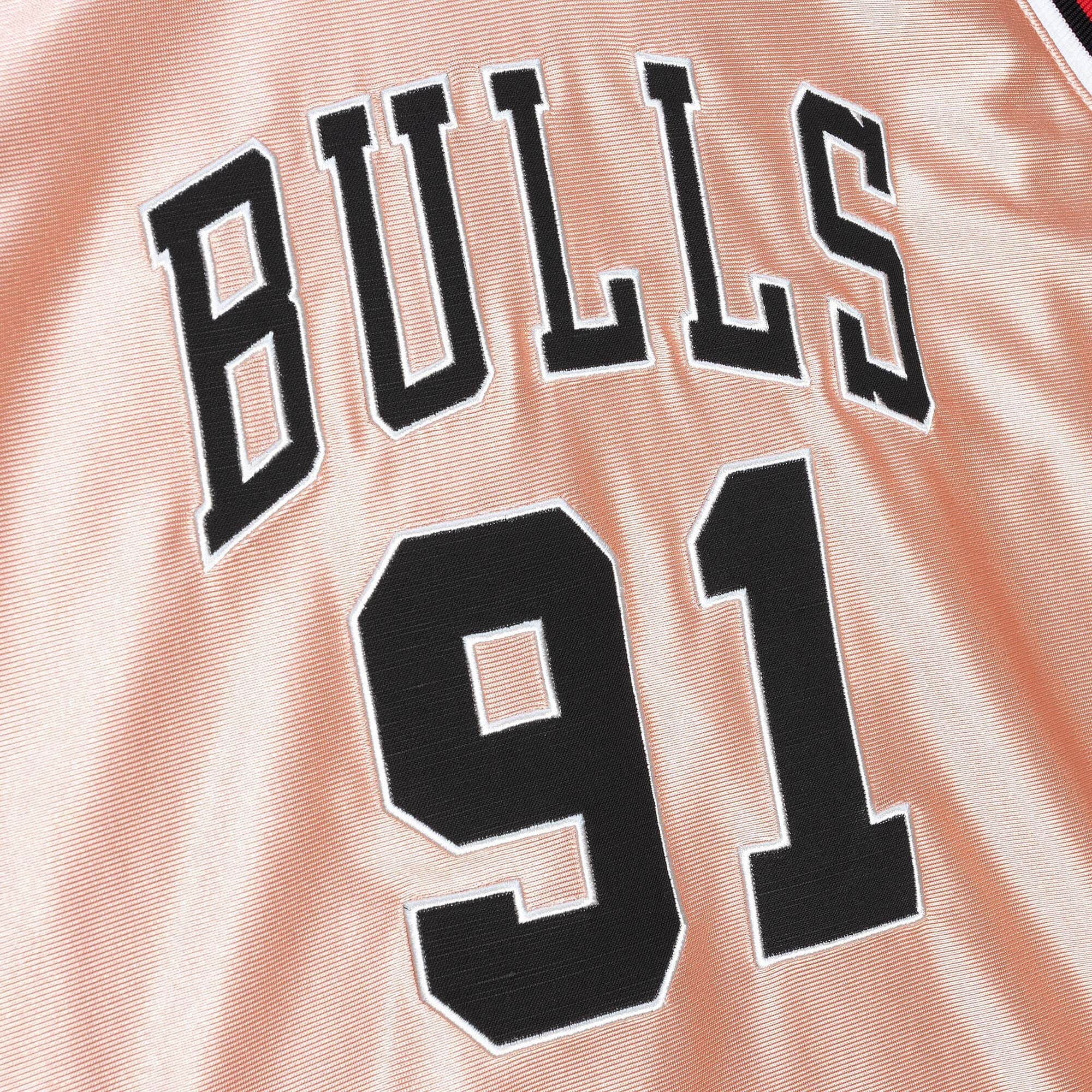 Womens 75th Anniversary Rose Gold Swingman Dennis Rodman Chicago Bulls 1997-98 Jersey - PersonalJerseys