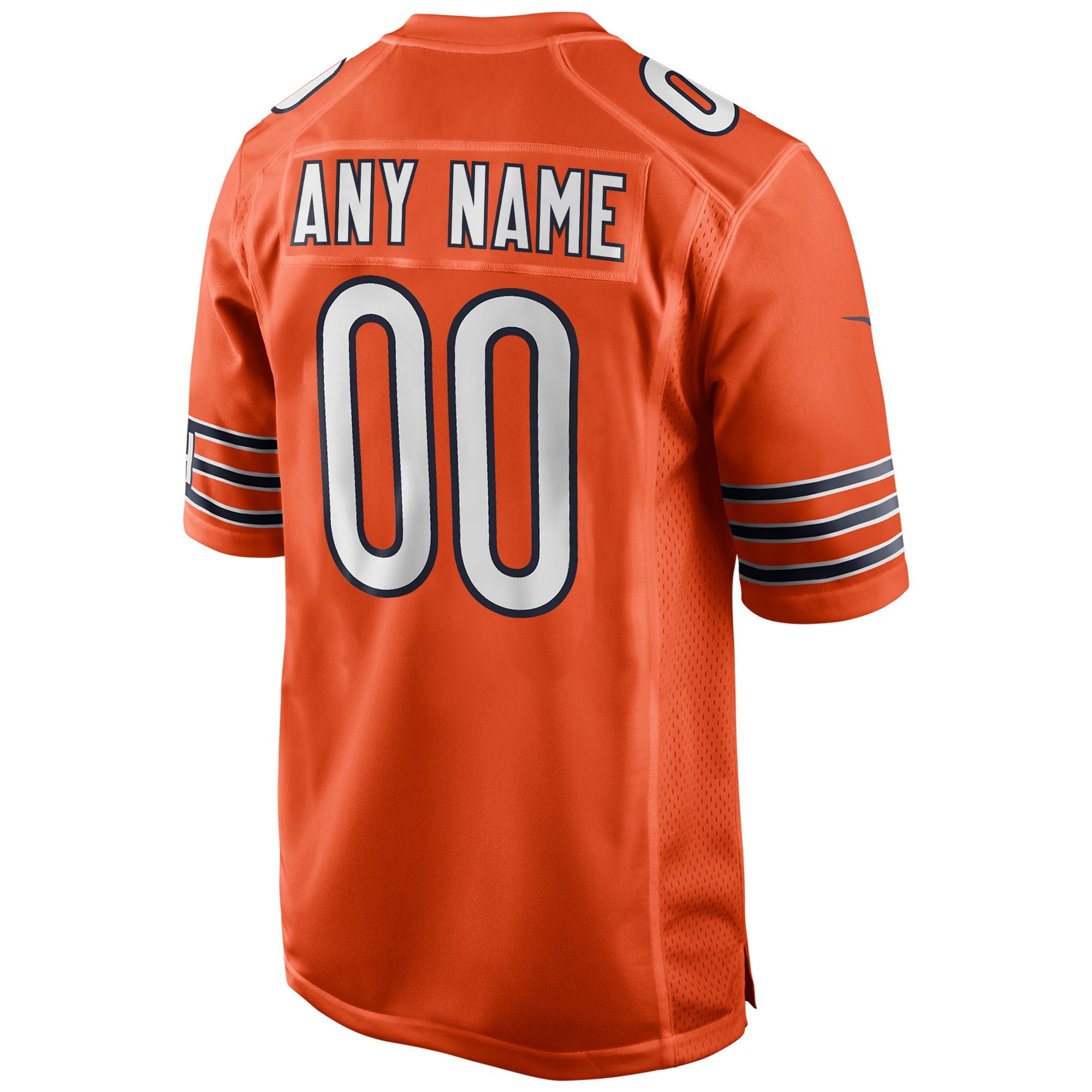 Chicago Bears Nike Alternate Custom Game Jersey - Orange - PersonalJerseys
