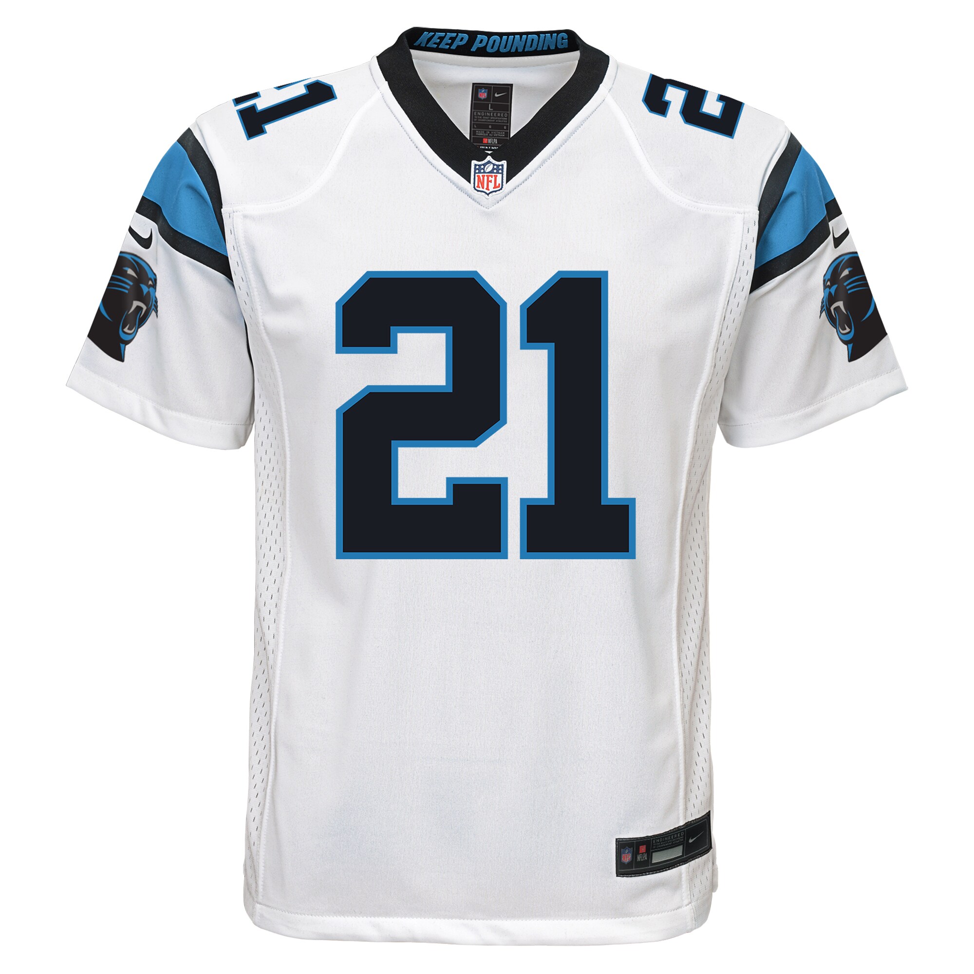Carolina Panthers Jeremy Chinn White Game Jersey for Youth Women Men - Friend Lounge Store - Shop for All Things Jerseys Sports - PersonalJerseys
