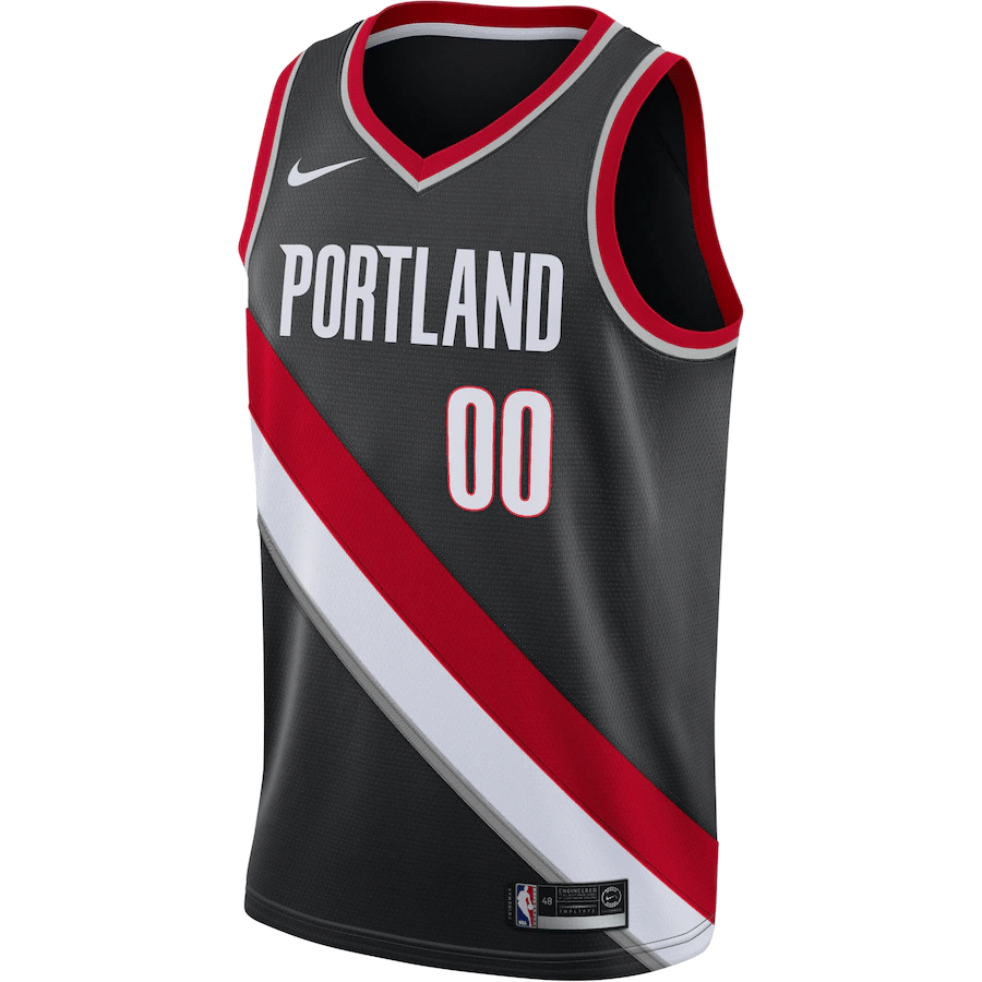 Portland Trail Blazers Swingman Custom Jersey Black - Icon Edition - Friend Lounge Store - Shop for All Things Jerseys Sports - PersonalJerseys