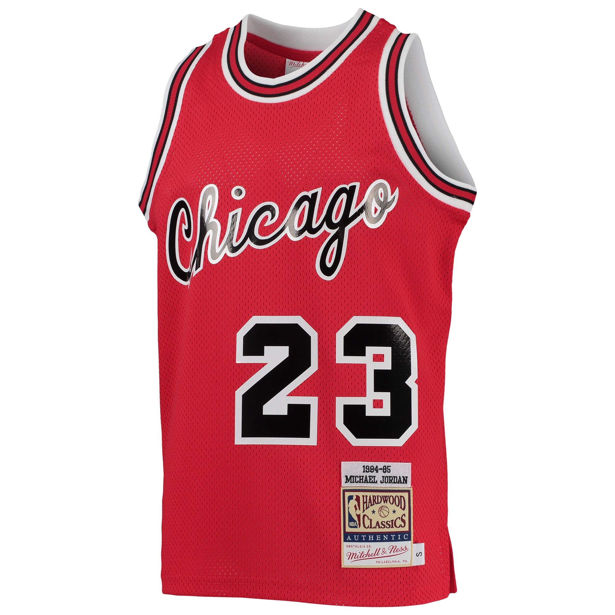 Michael Jordans Chicago Bulls Mitchell &Ness Youth 1984-85 Hardwood Classics Authentic Jersey - Red - PersonalJerseys