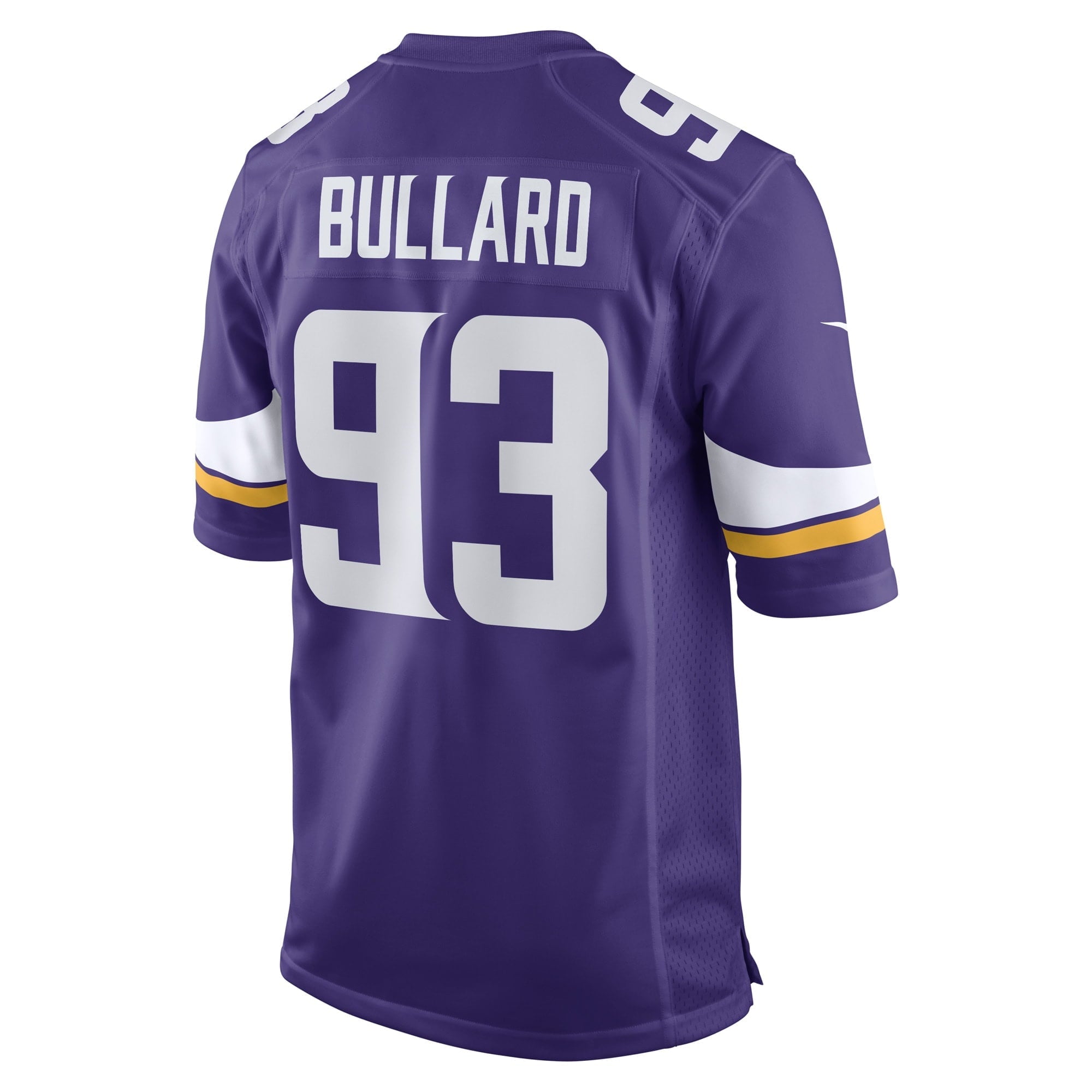 Men's Nike Jonathan Bullard Purple Minnesota Vikings Game Player Jersey - PersonalJerseys