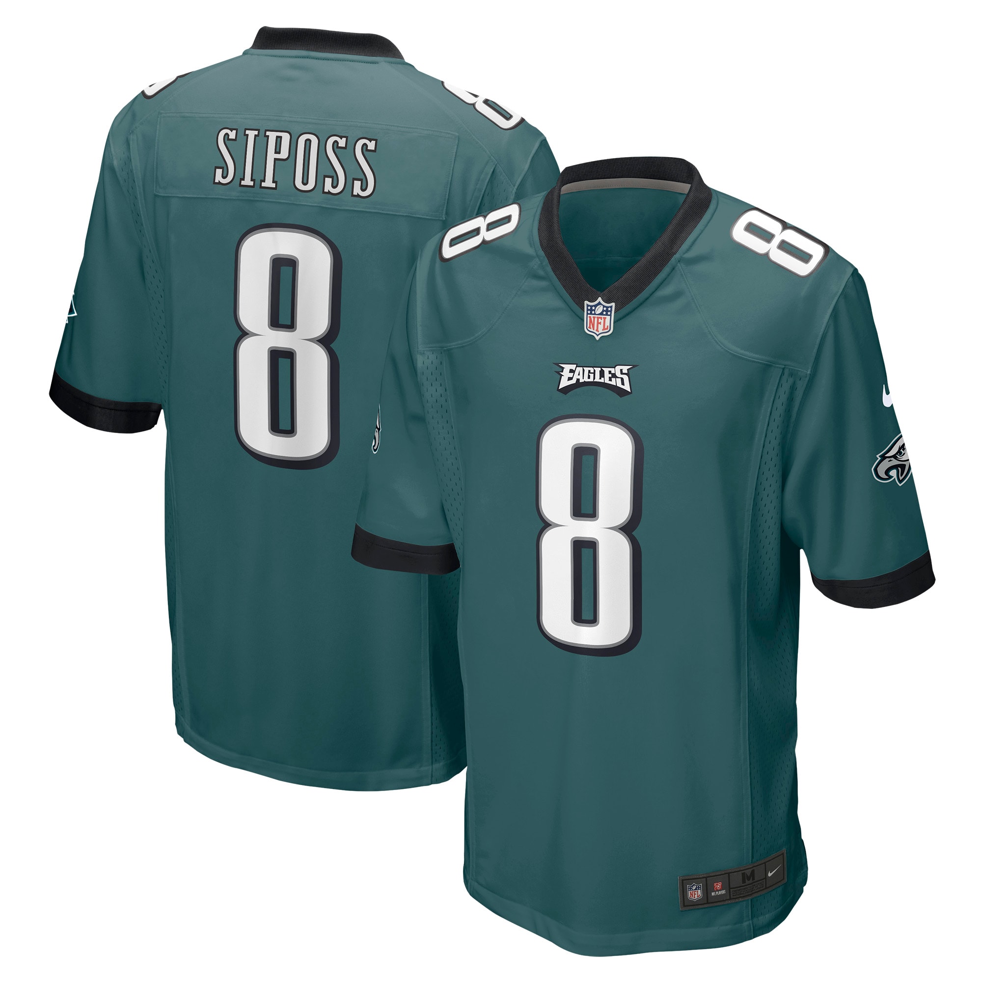 Philadelphia Eagles Arryn Siposs Midnight Green Game Jersey for Youth Women Men - Friend Lounge Store - Shop for All Things Jerseys Sports - PersonalJerseys