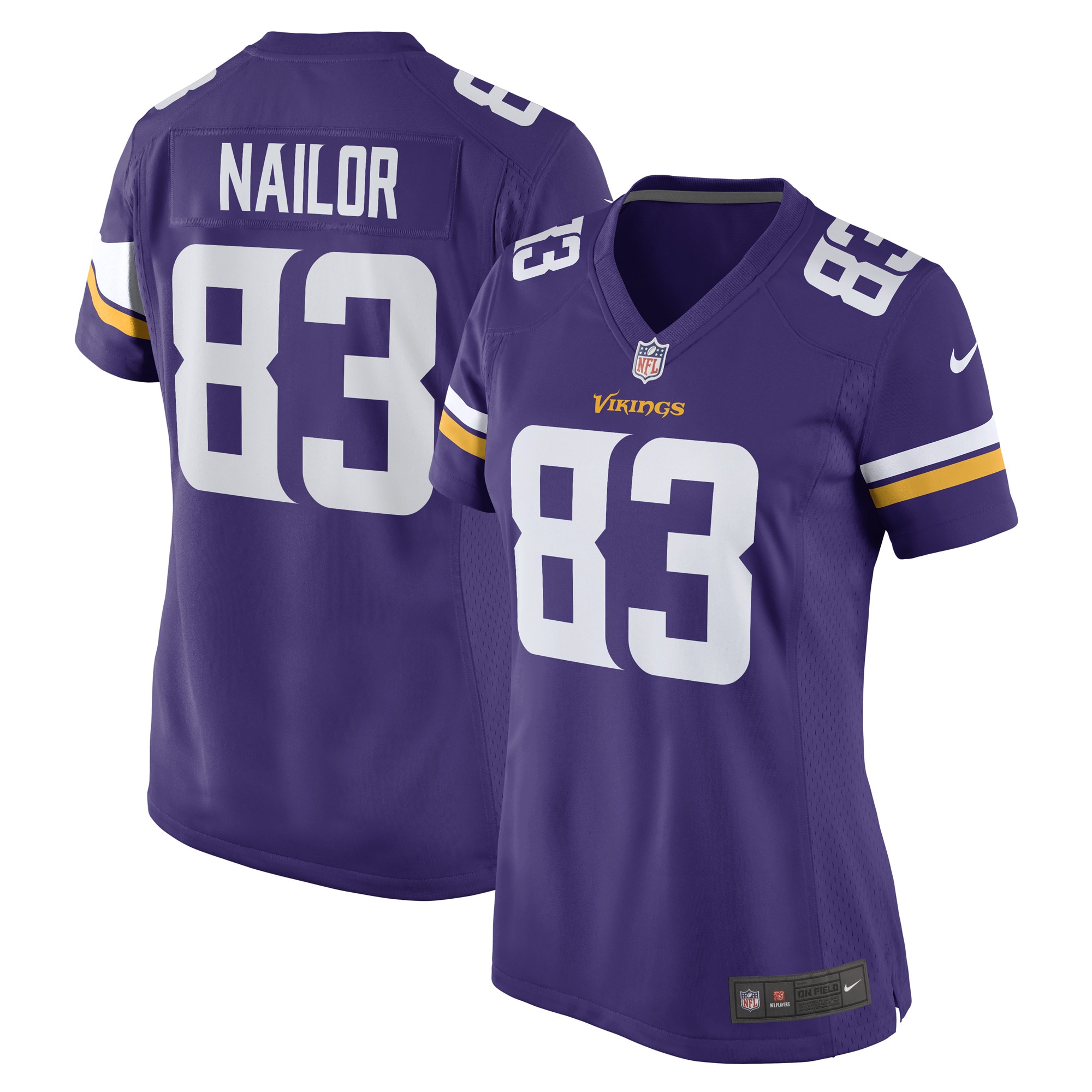 Jalen Nailor Minnesota Vikings Nike Women's Game Player Jersey - Purple - PersonalJerseys