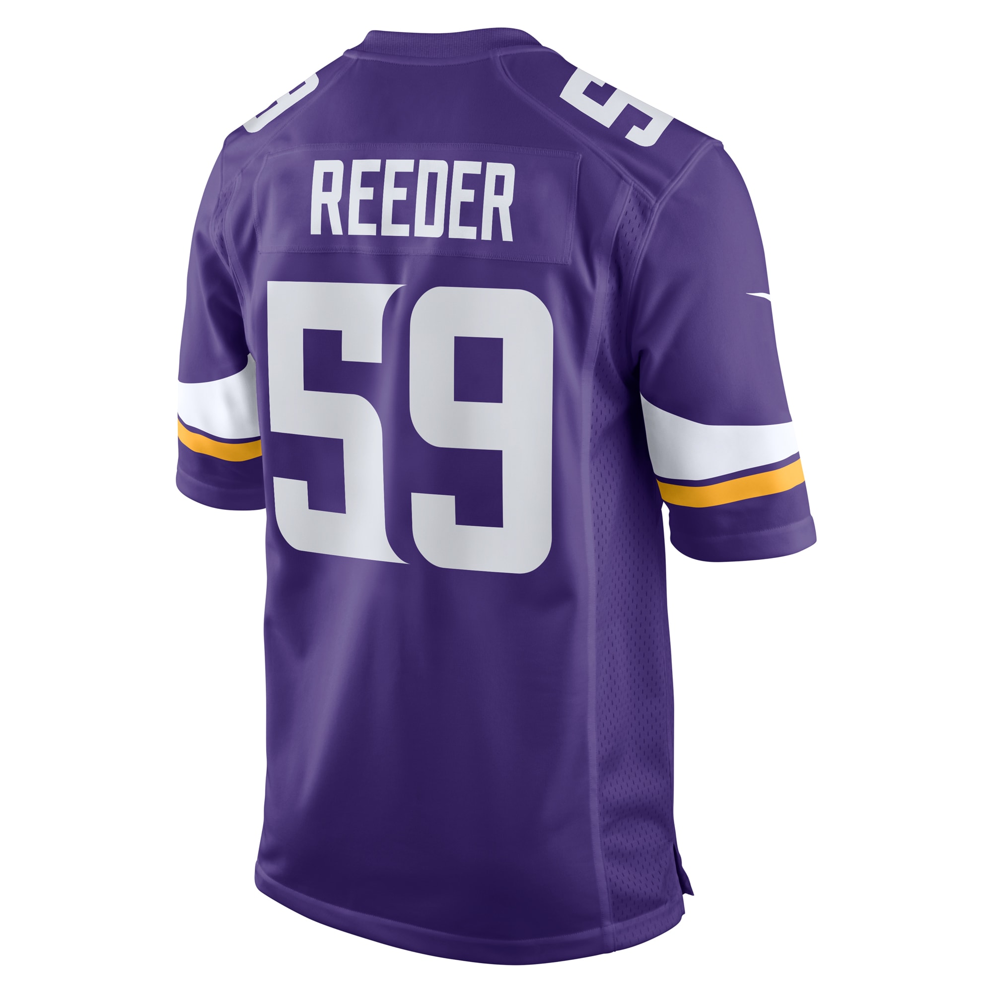 Troy Reeder Minnesota Vikings Nike Game Jersey - Purple - PersonalJerseys