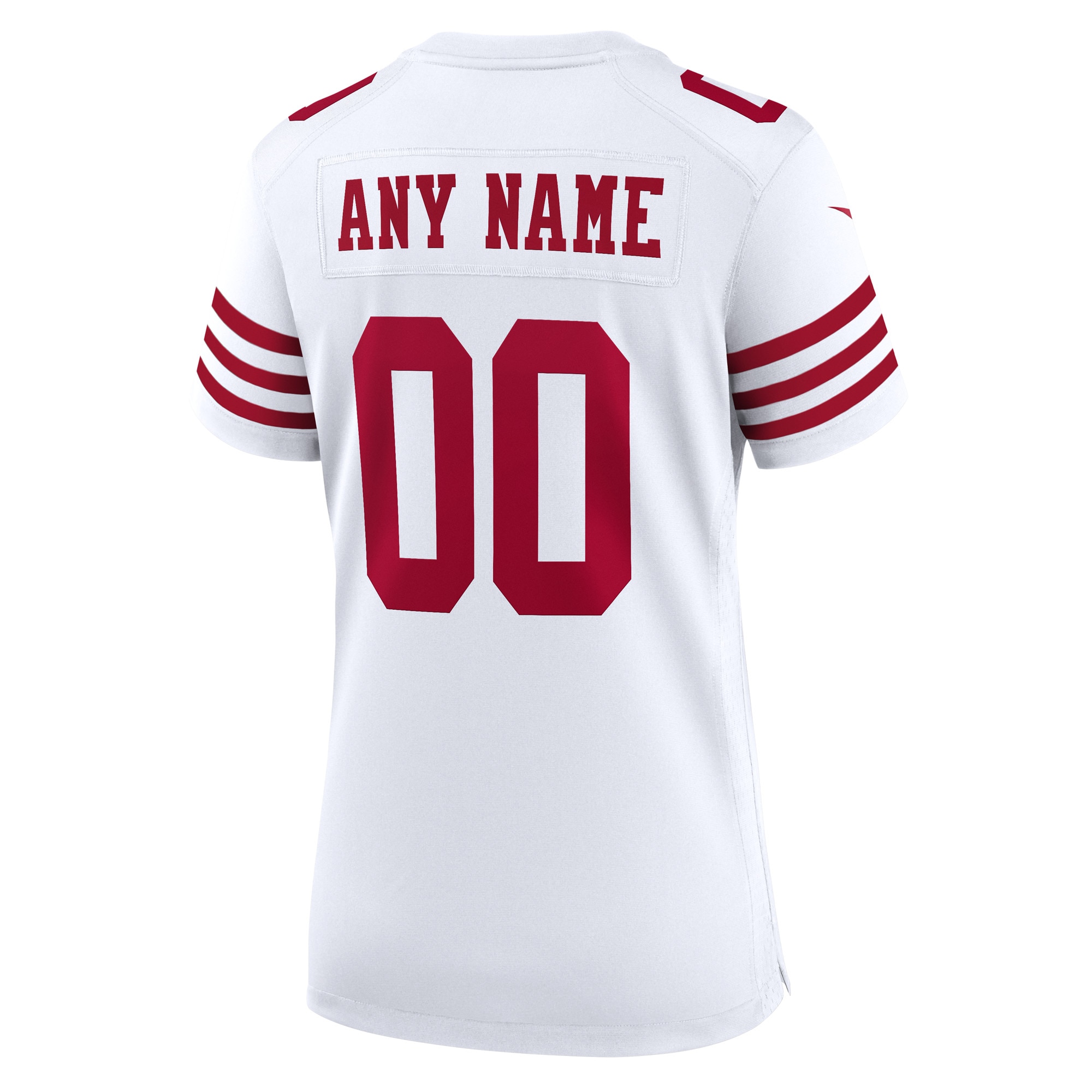 San Francisco 49ers Nike Women's Game Custom Jersey - White - PersonalJerseys