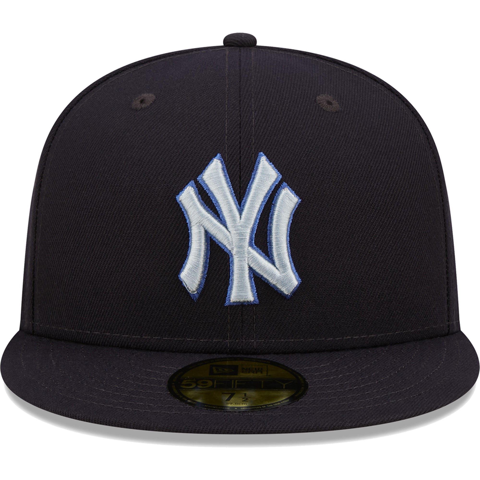 New York Yankees New Era Monochrome Camo 59FIFTY Fitted Hat - Navy - PersonalJerseys