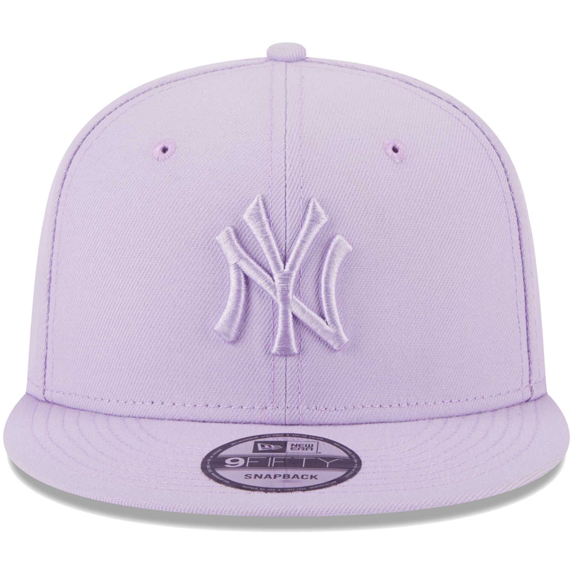 New York Yankees New Era Spring Color Basic 9FIFTY Snapback Hat - Lavender - PersonalJerseys