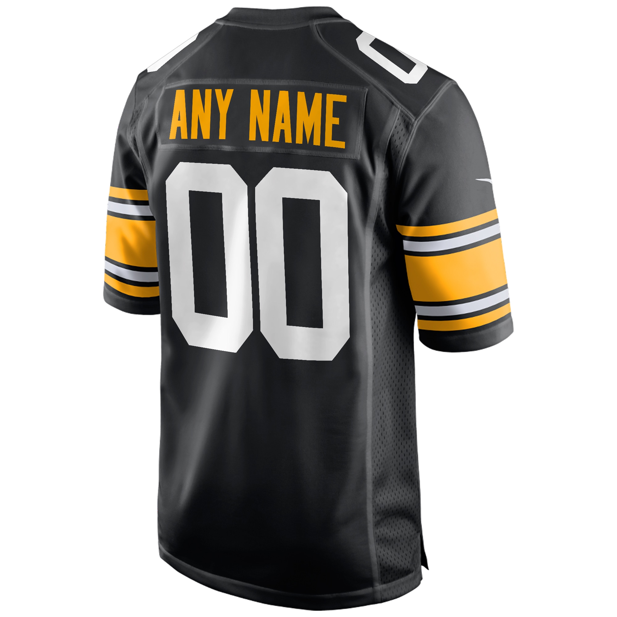 Pittsburgh Steelers Nike Youth Alternate Custom Game Jersey - Black - PersonalJerseys
