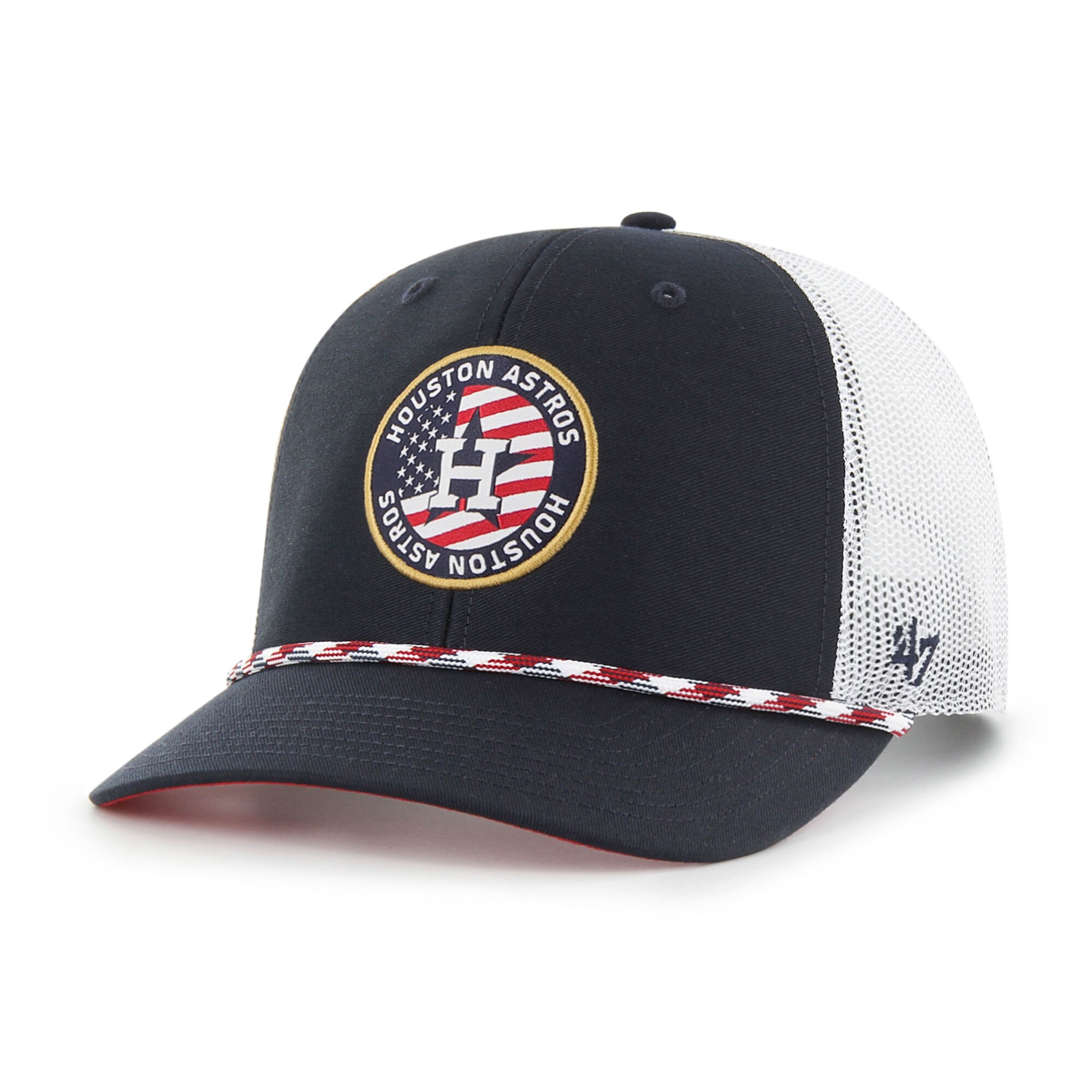 Houston Astros '47 Union Patch Trucker Adjustable Hat - Navy - PersonalJerseys