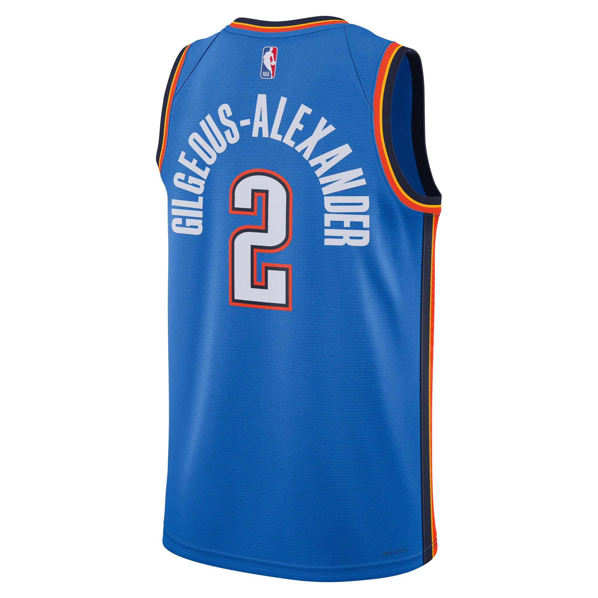 Shai Gilgeous-Alexander Oklahoma City Thunder Nike Unisex Swingman Jersey - Association Edition - Blue - PersonalJerseys