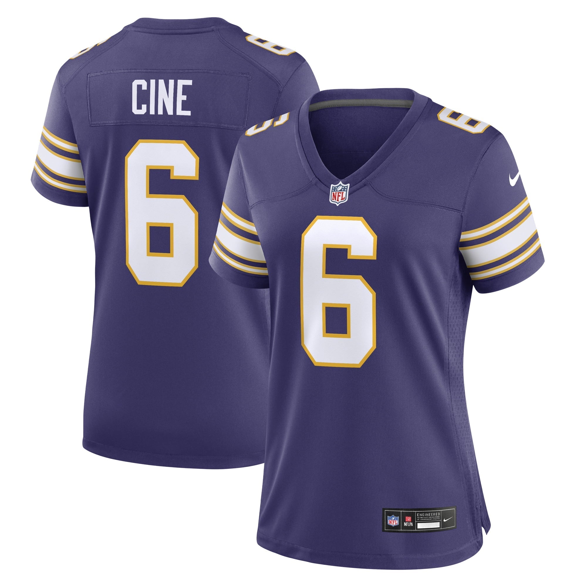 Women's Nike Lewis Cine Purple Minnesota Vikings Classic Player Game Jersey - PersonalJerseys