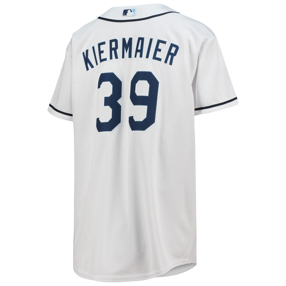 Youth Tampa Bay Rays Kevin Kiermaier Home Player Jersey - White - PersonalJerseys