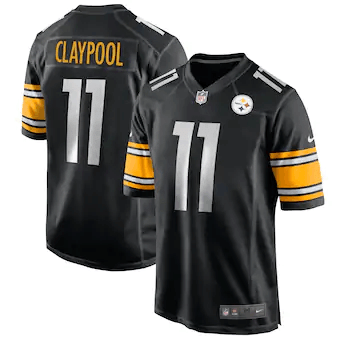 Chase Claypool Pittsburgh Steelers 2020 NFL Draft Pick Game Jersey ??? Black - Friend Lounge Store - Shop for All Things Jerseys Sports - PersonalJerseys