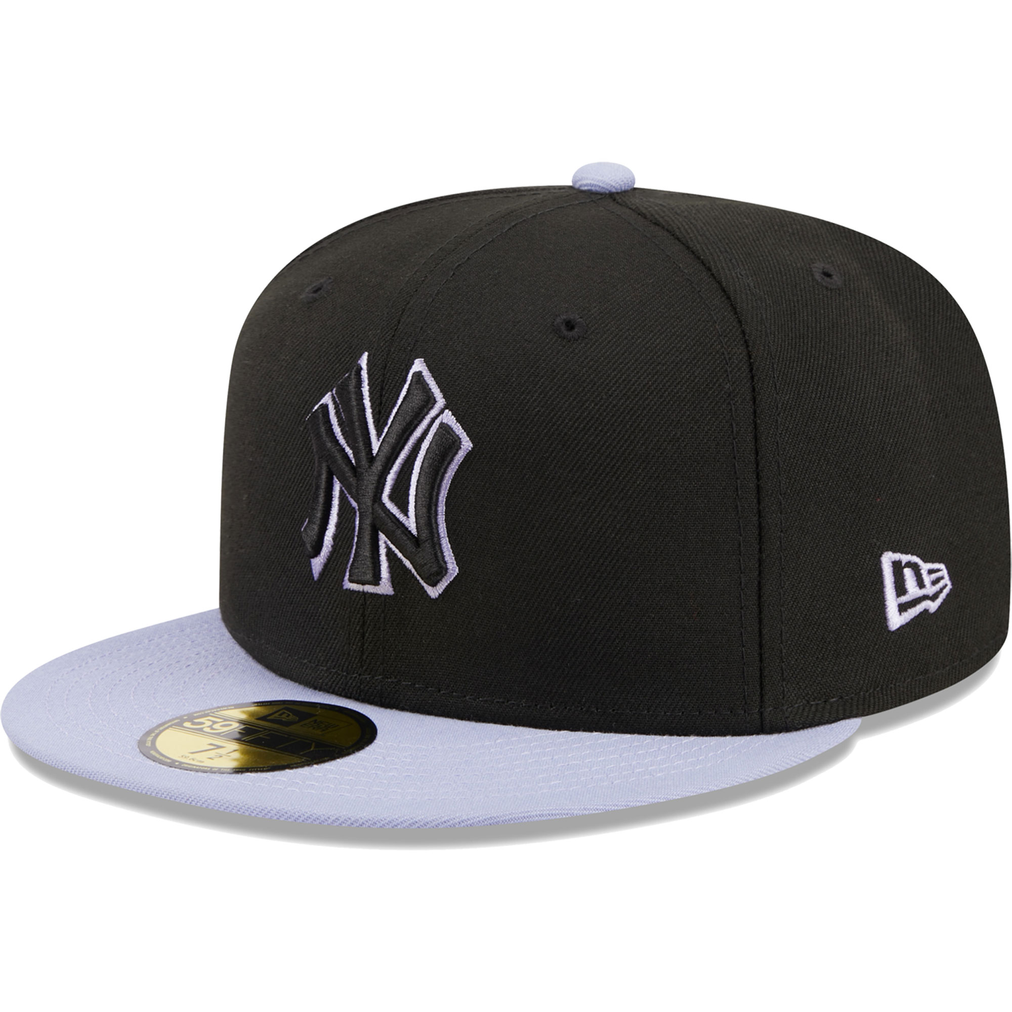 New York Yankees New Era Side Patch 59FIFTY Fitted Hat - Black - PersonalJerseys