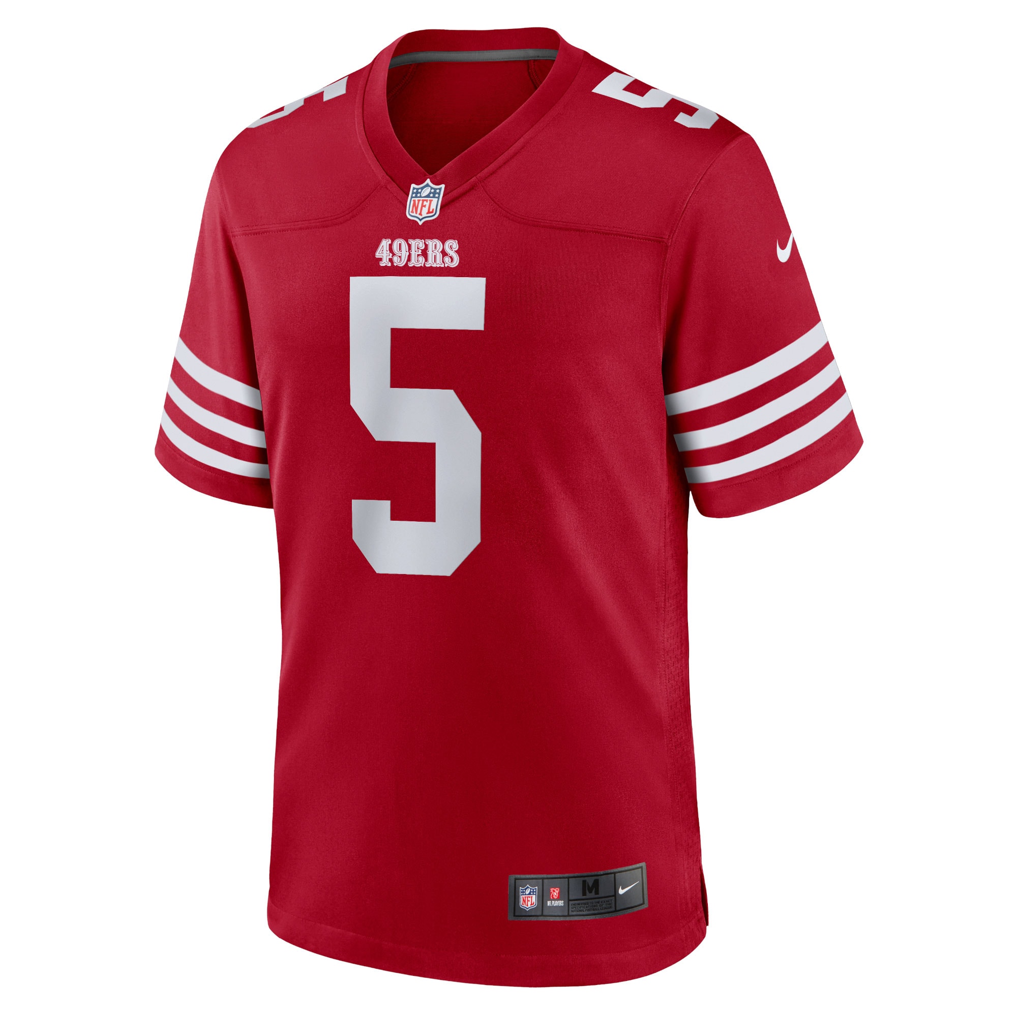San Francisco 49ers Trey Lance Scarlet Team Game Jersey for Youth Women Men - Friend Lounge Store - Shop for All Things Jerseys Sports - PersonalJerseys