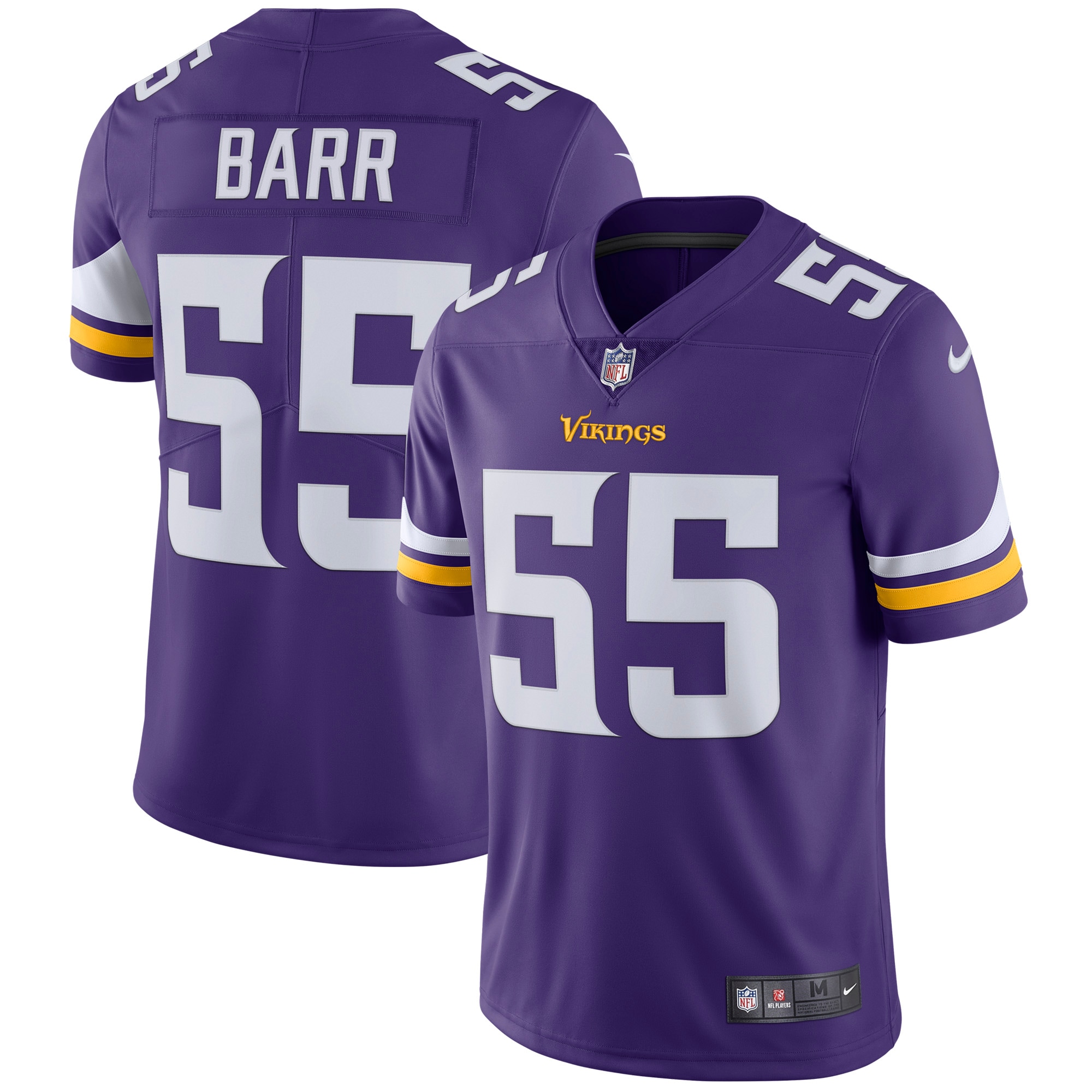 Anthony Barr Minnesota Vikings Nike Vapor Untouchable Limited Player Jersey - Purple - PersonalJerseys