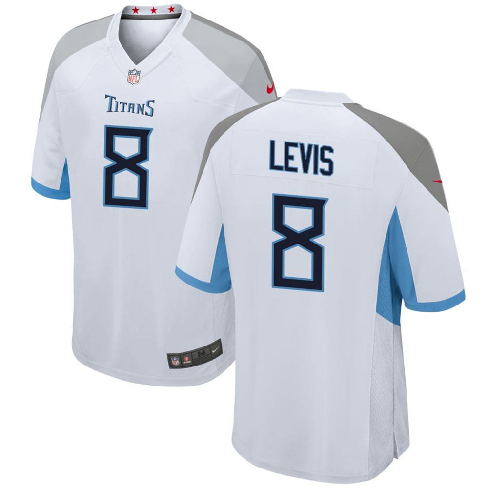 Men's Tennessee Titans Will Levis Game Jersey - White - PersonalJerseys