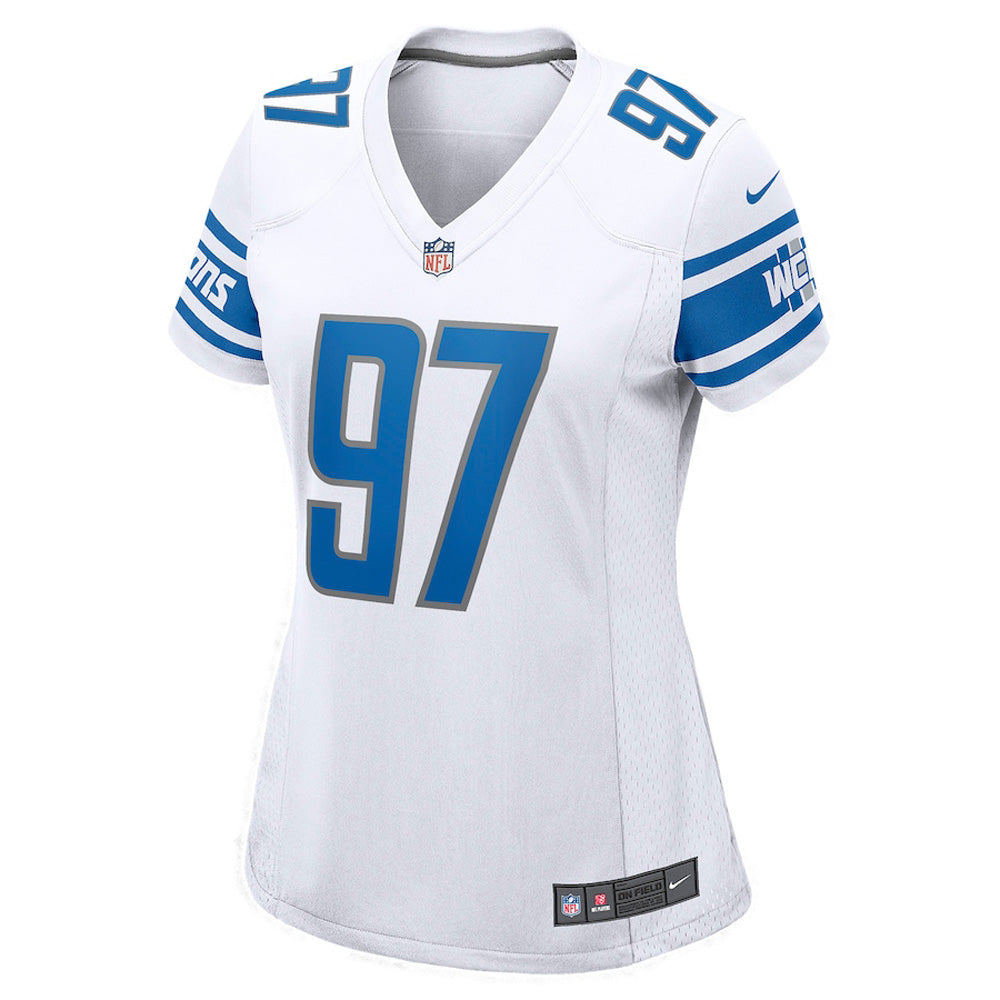 Women's Detroit Lions Aidan Hutchison Game Jersey - White - PersonalJerseys