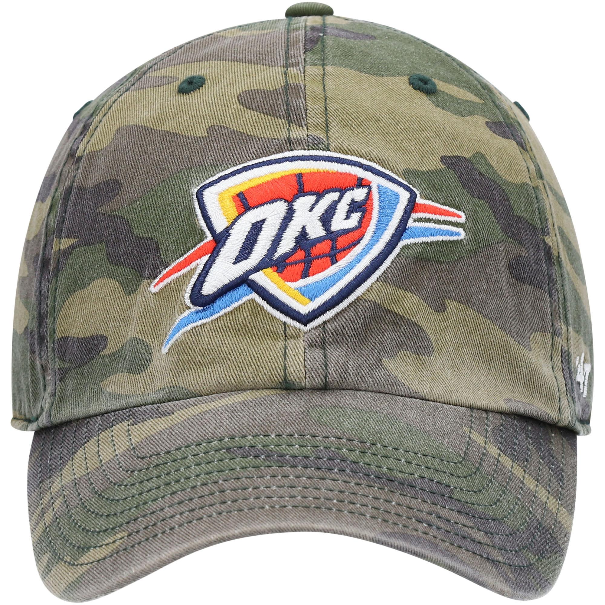 Oklahoma City Thunder '47 Clean Up Adjustable Hat - Camo - PersonalJerseys