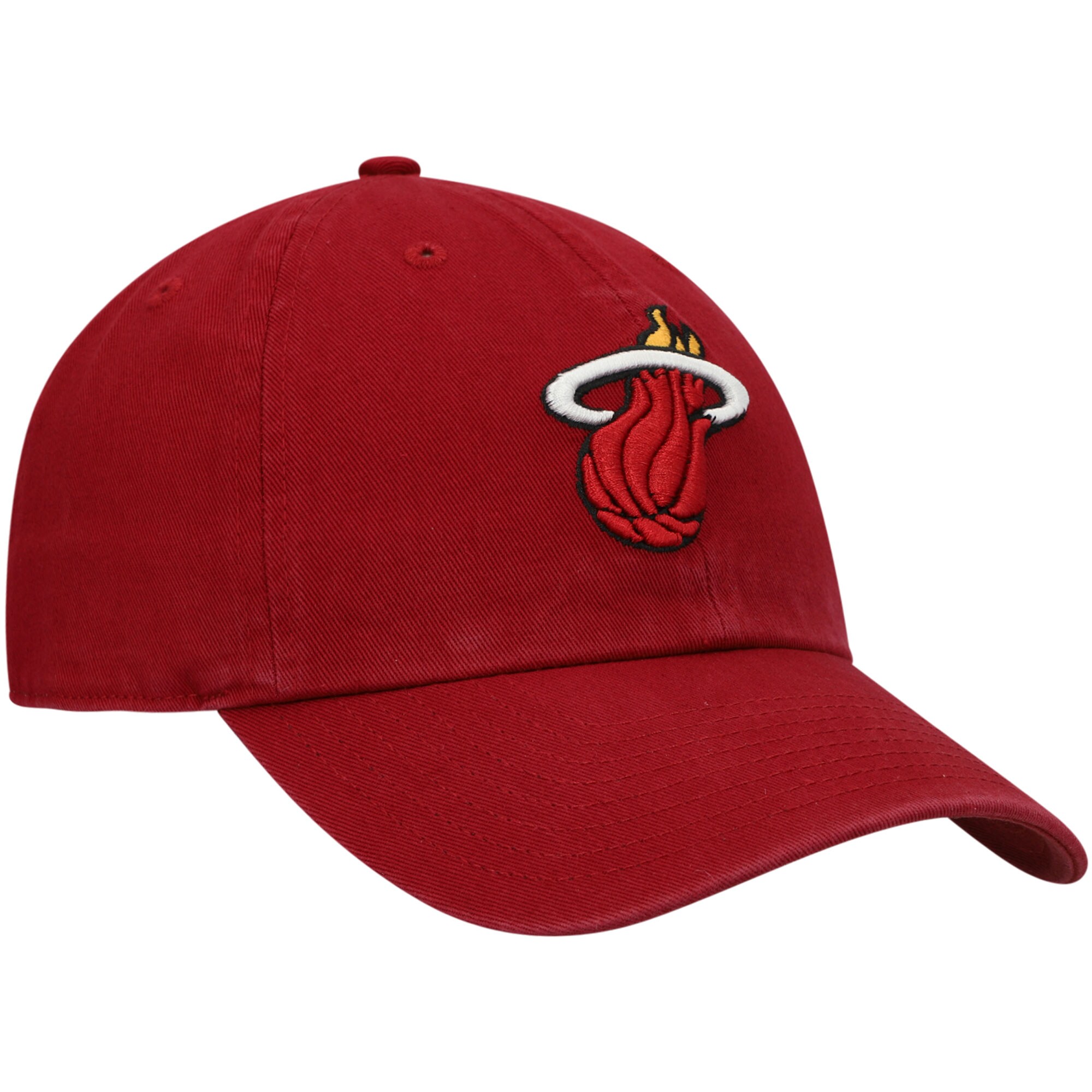 Miami Heat '47 Team Clean Up Adjustable Hat - Red - PersonalJerseys