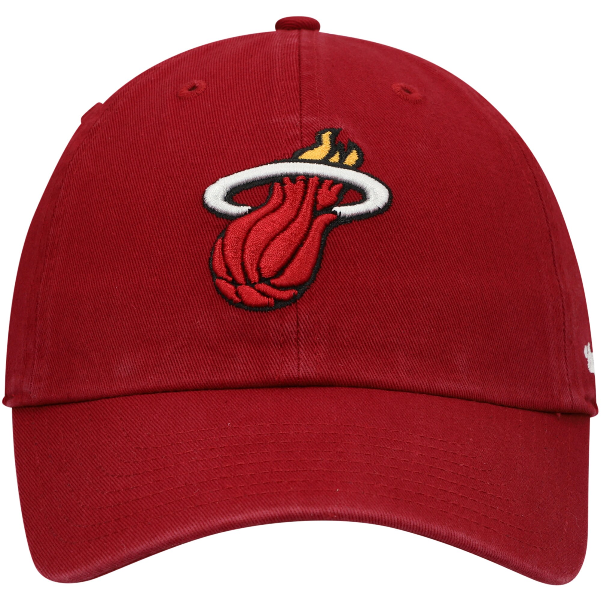 Miami Heat '47 Team Clean Up Adjustable Hat - Red - PersonalJerseys